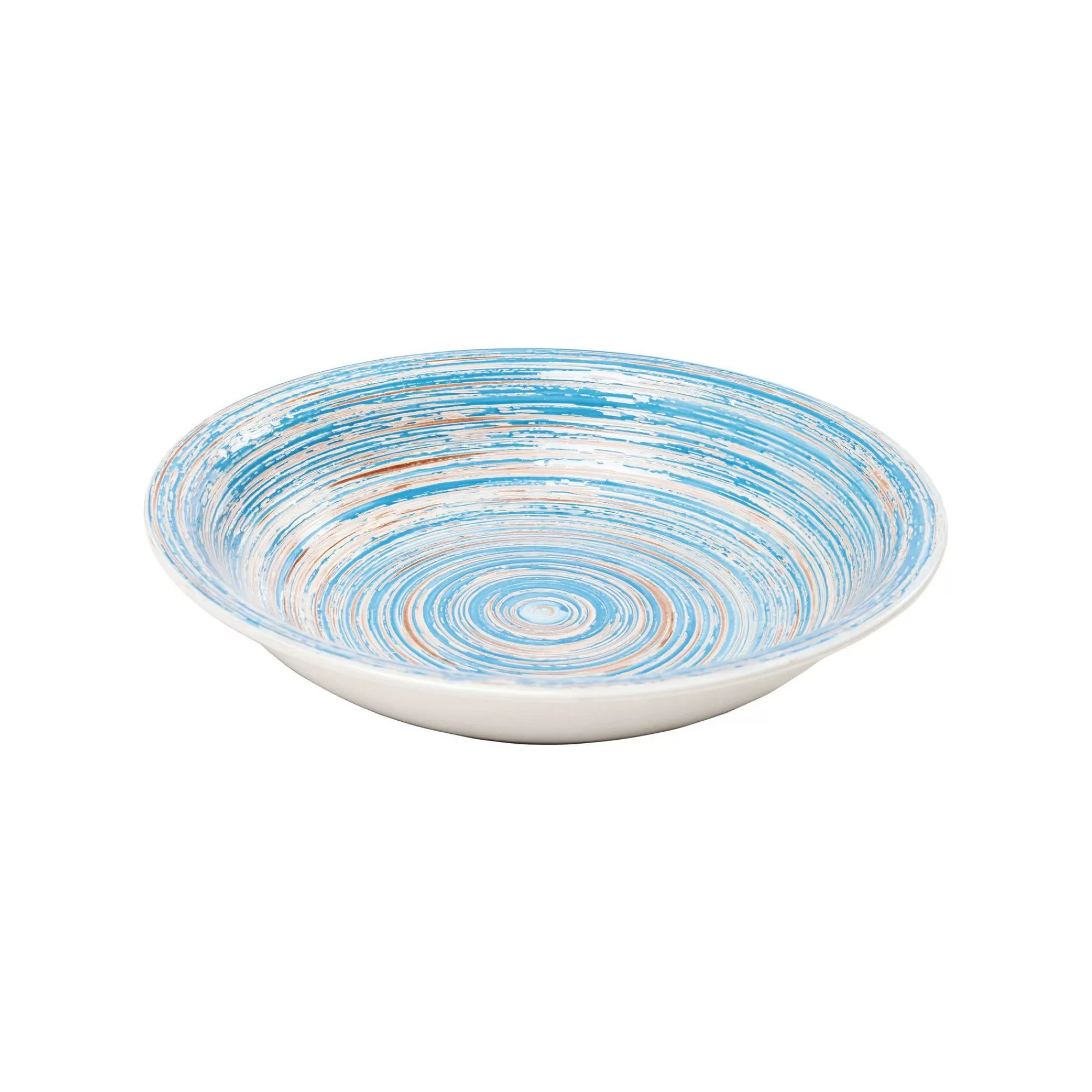 KARE Design Assiettes Creuses Swirl Blue 21cm Set De 4 ^ Vaisselle