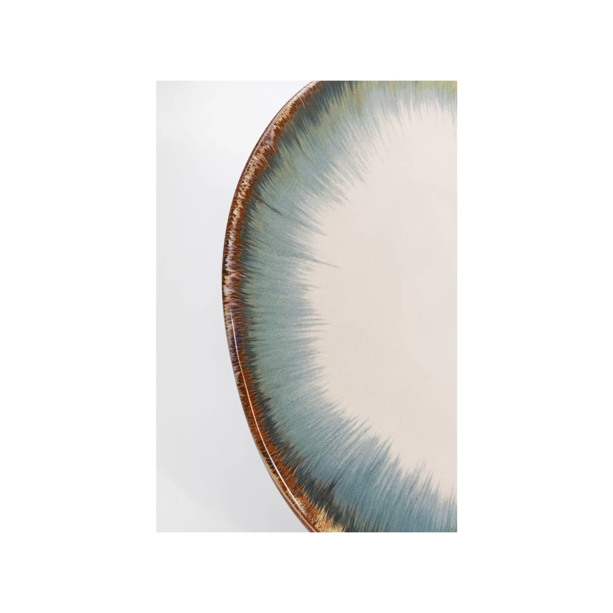 KARE Design Assiettes Organic Bleues 26cm Set De 4 ^ Vaisselle