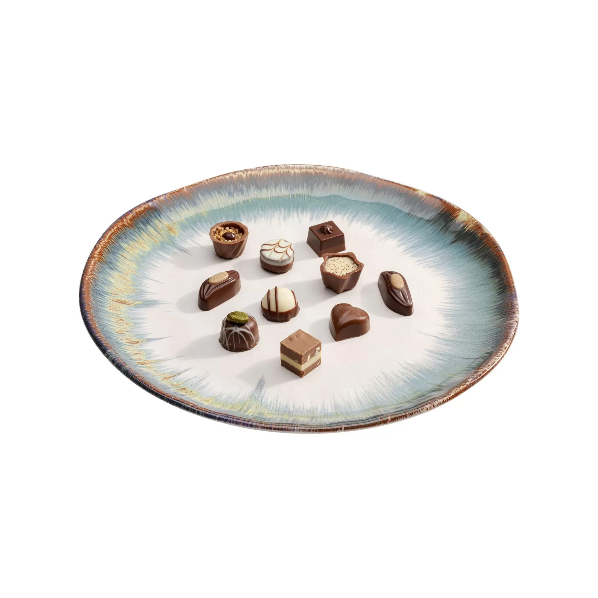 KARE Design Assiettes Organic Bleues 26cm Set De 4 ^ Vaisselle