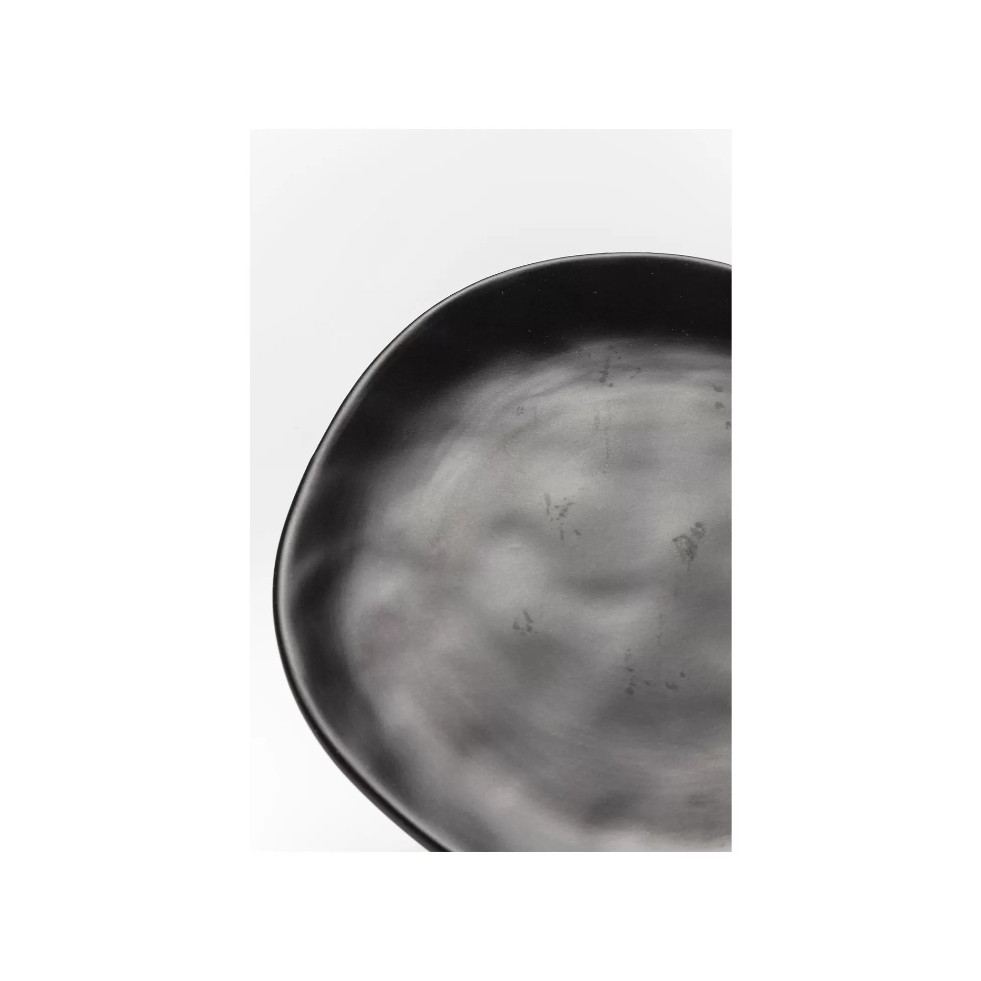 KARE Design Assiettes Organic Noires 26cm Set De 4 ^ Vaisselle