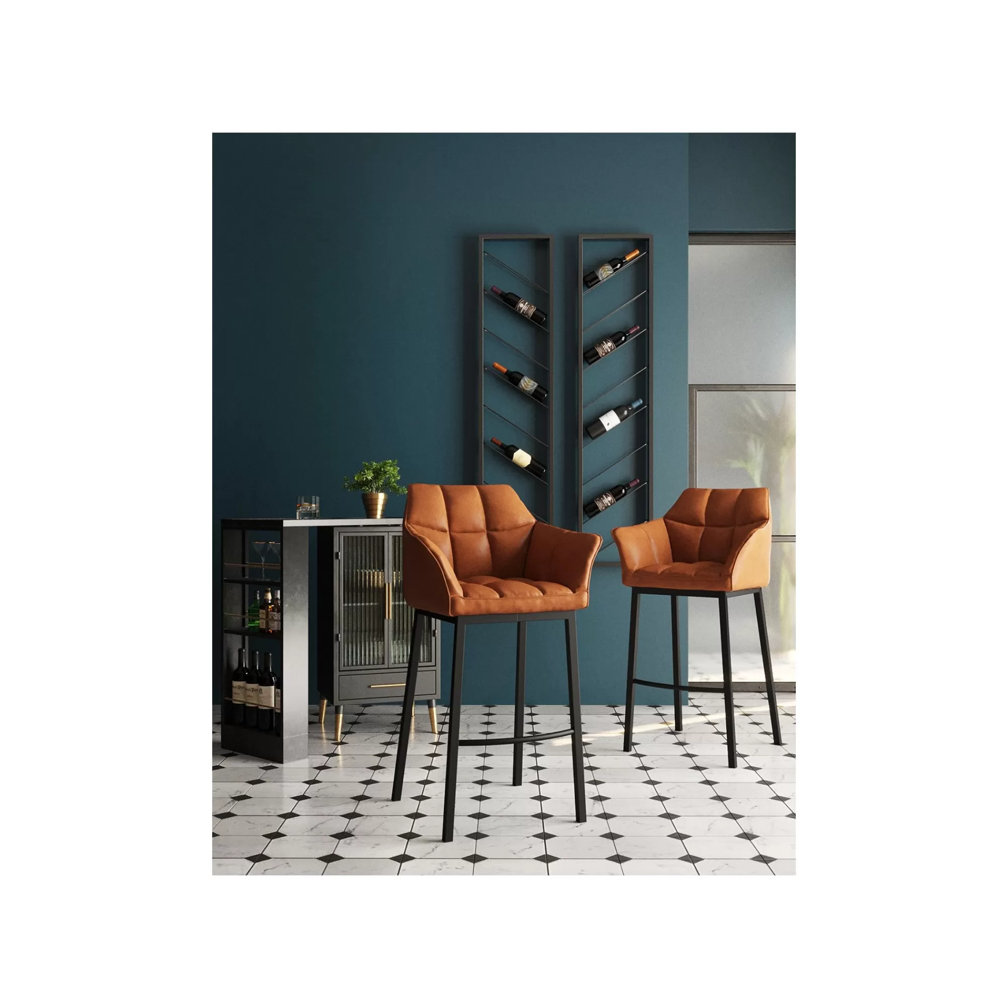 KARE Design Bar Avec étagère Pivotante La Gomera ^ Buffet | Bar & Tabouret De Bar