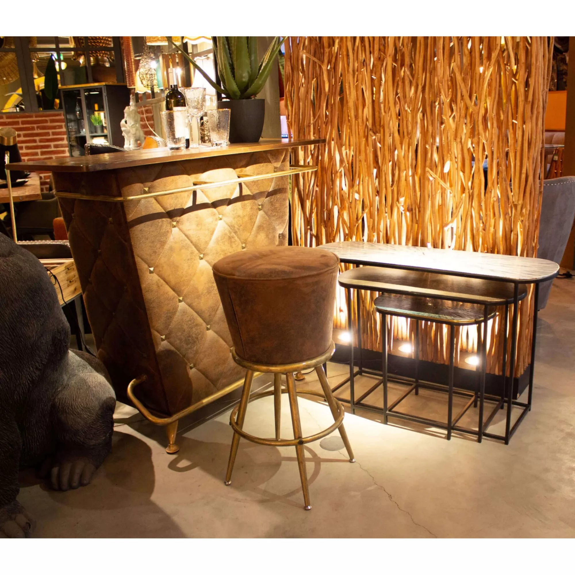 KARE Design Bar Lady Rock Vintage ^ Bar & Tabouret De Bar