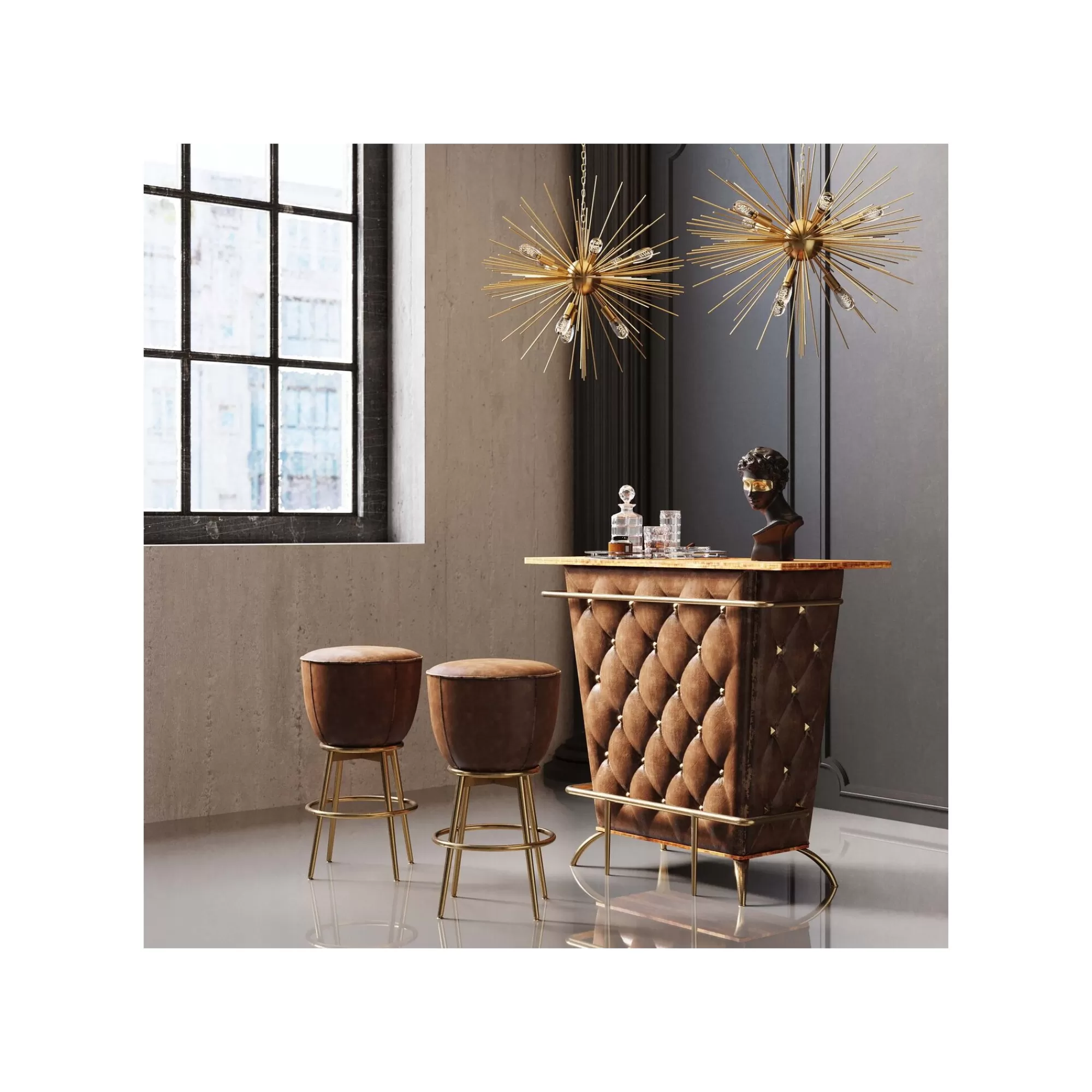 KARE Design Bar Lady Rock Vintage ^ Bar & Tabouret De Bar