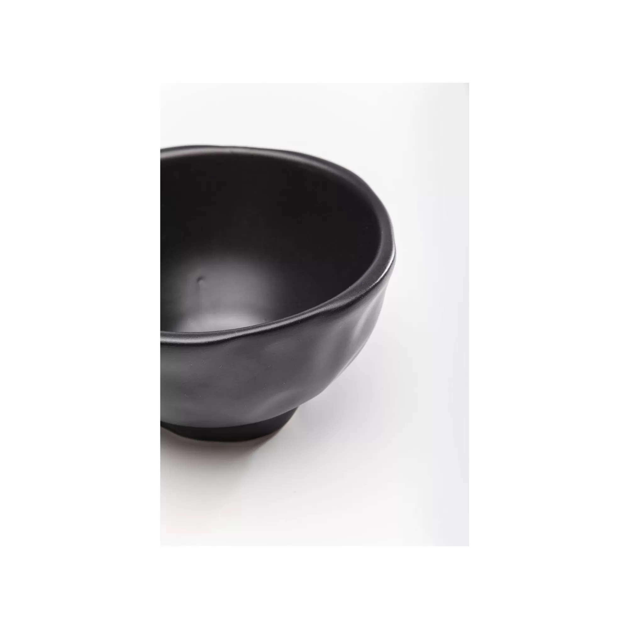 KARE Design Bols Organic Noirs 15cm Set De 4 ^ Vaisselle