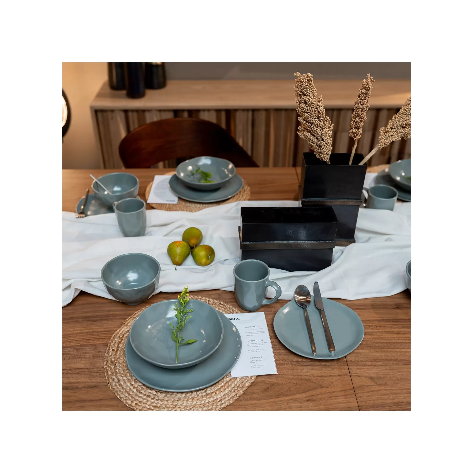 KARE Design Bols Organic Sauge 15cm Set De 4 ^ Vaisselle