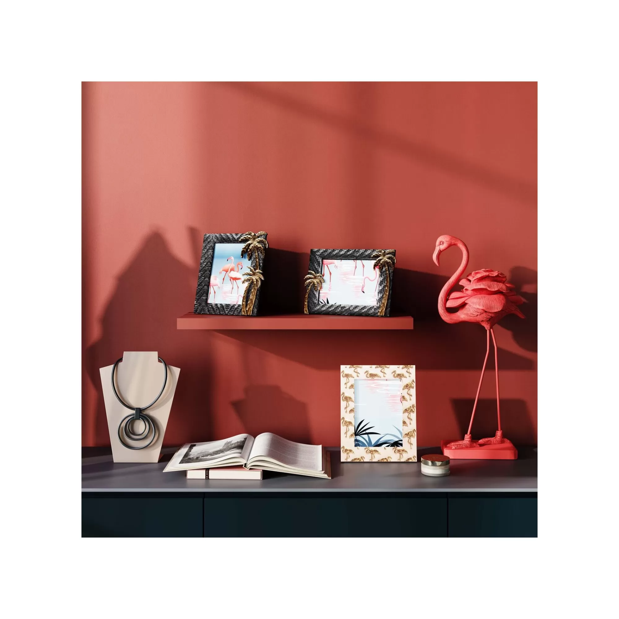 KARE Design Cadre Photo Palmiers 21x24cm ^ Cadre Photo