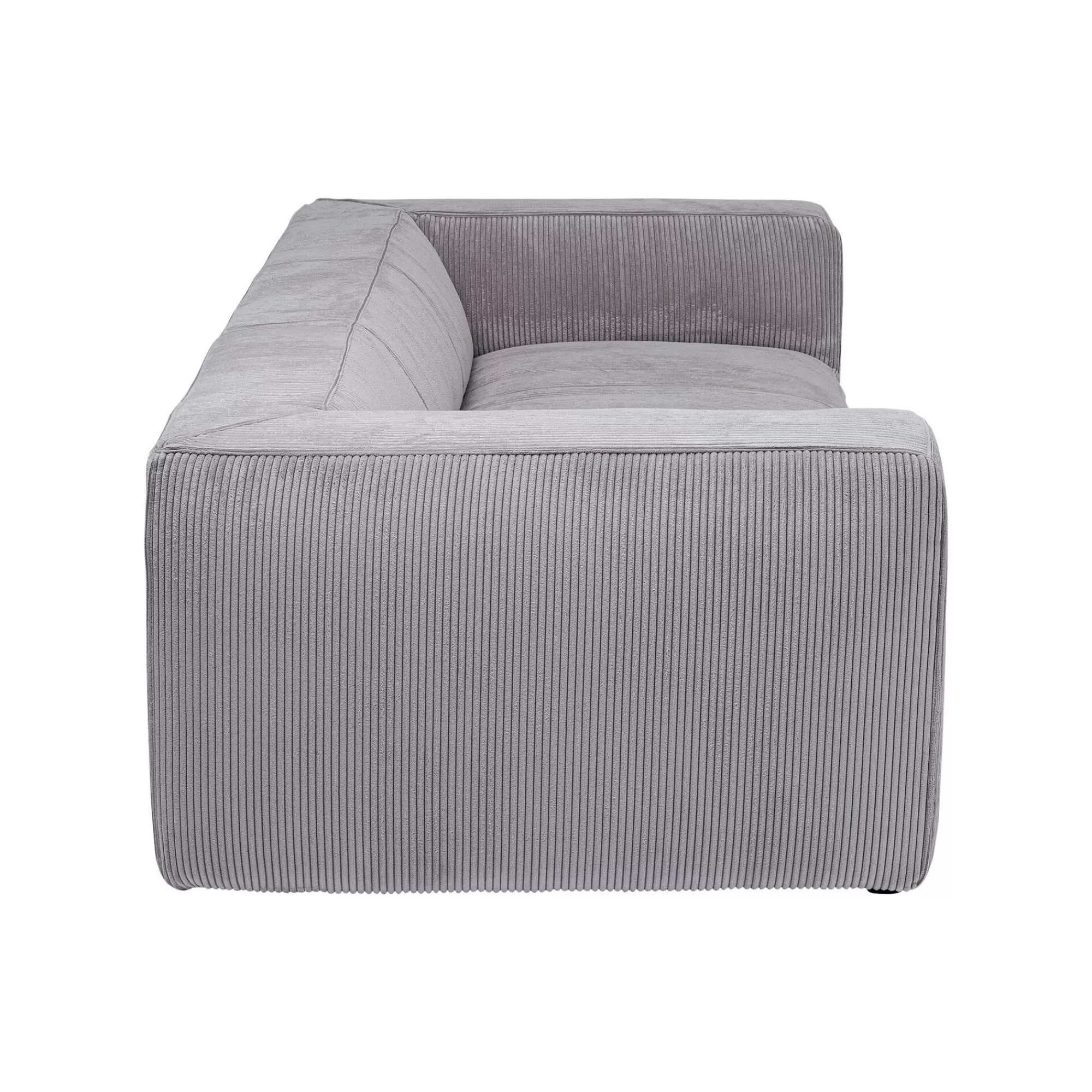 KARE Design Canapé Cubetto 3 Places Cord Gris Clair ^ Canapé & Banquette