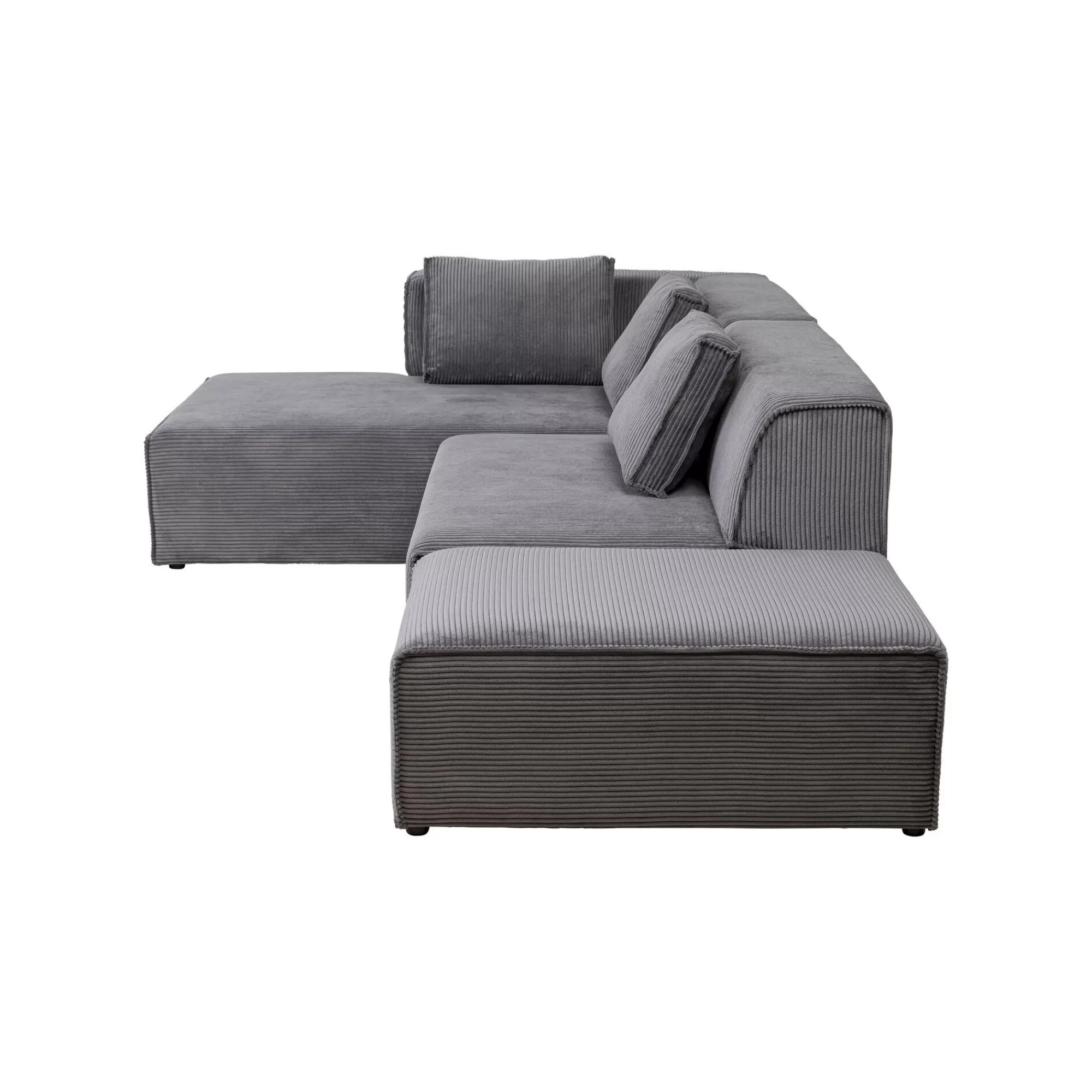 KARE Design Canapé D'angle Infinity Cord Gris Gauche ^ Canapé & Banquette