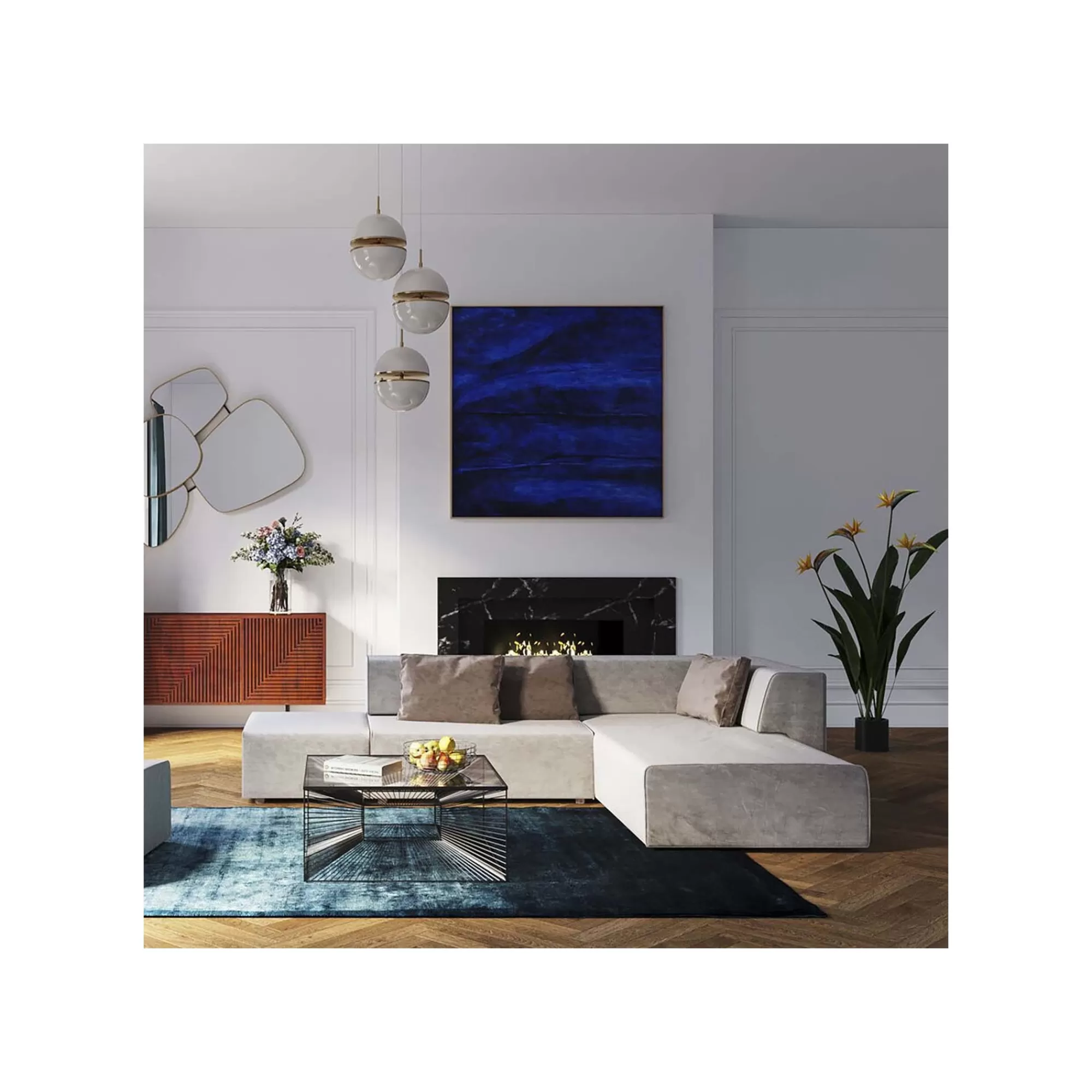 KARE Design Canapé D'angle Infinity Vegas Droite Gris ^ Canapé & Banquette