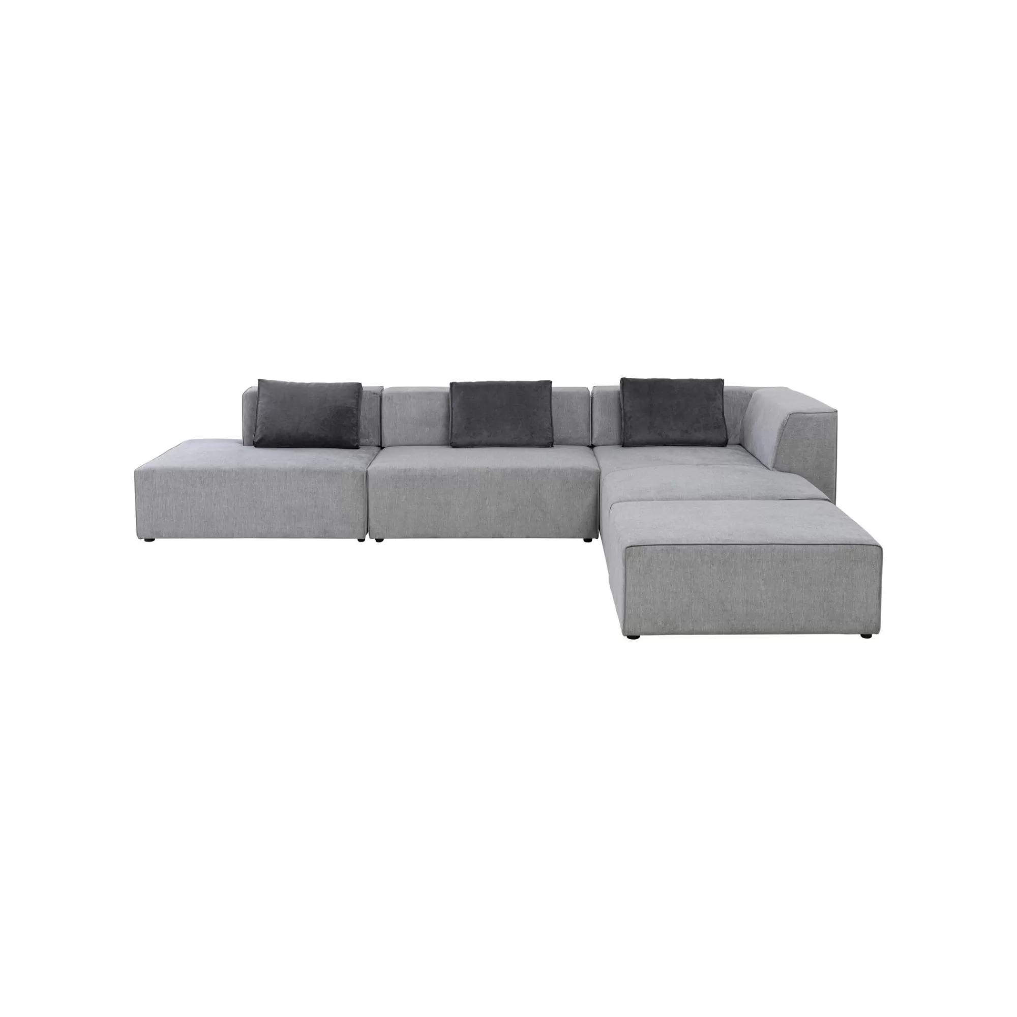KARE Design Canapé D'angle Infinity XL Droite Gris ^ Canapé & Banquette