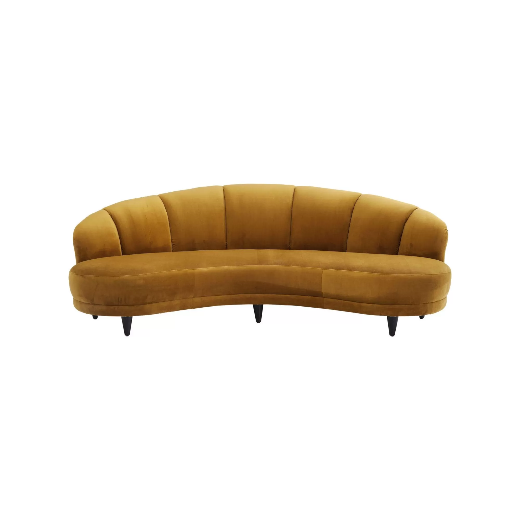 KARE Design Canapé Dschinn 3 Places Velours Ocre ^ Canapé & Banquette