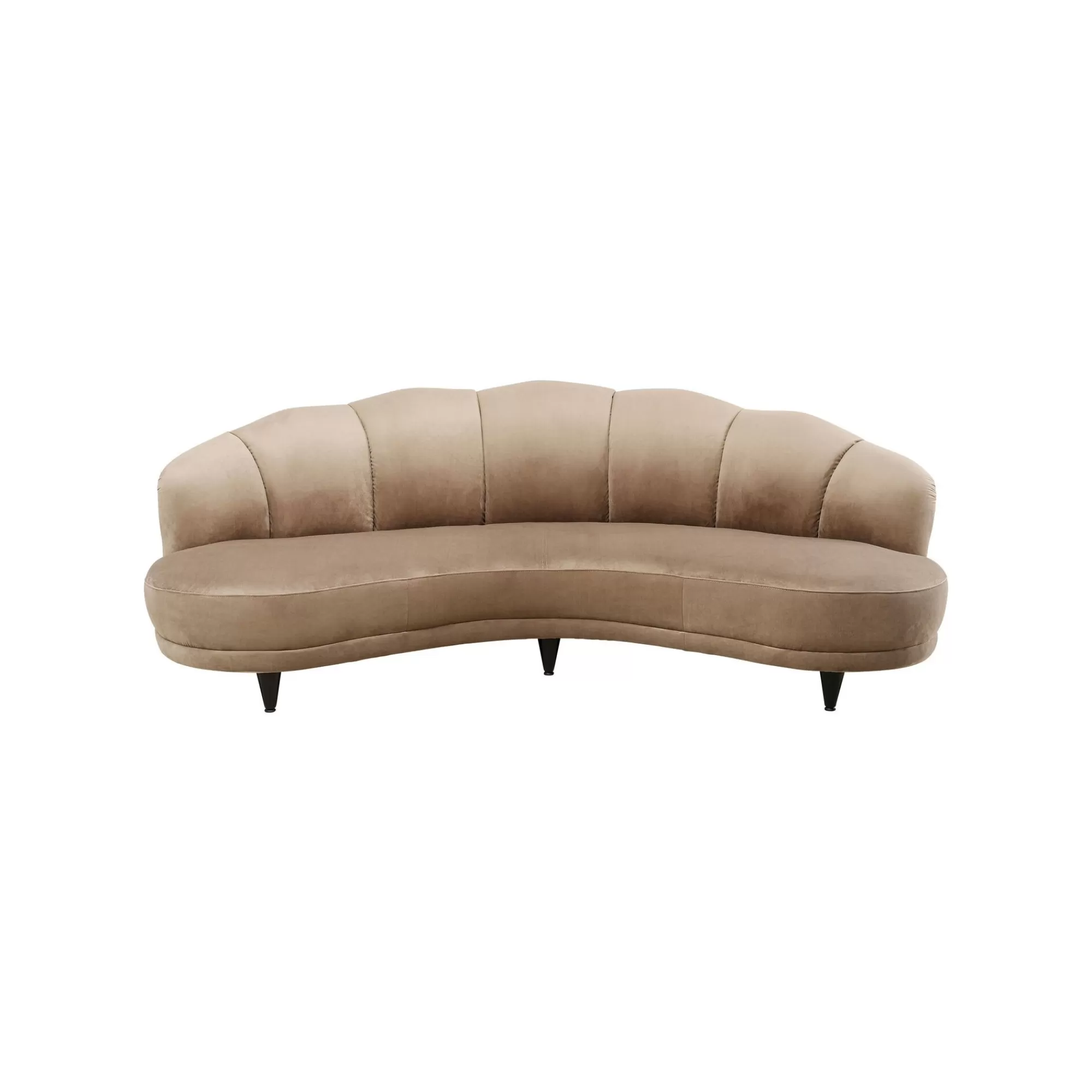 KARE Design Canapé Dschinn 3 Places Velours Taupe ^ Canapé & Banquette