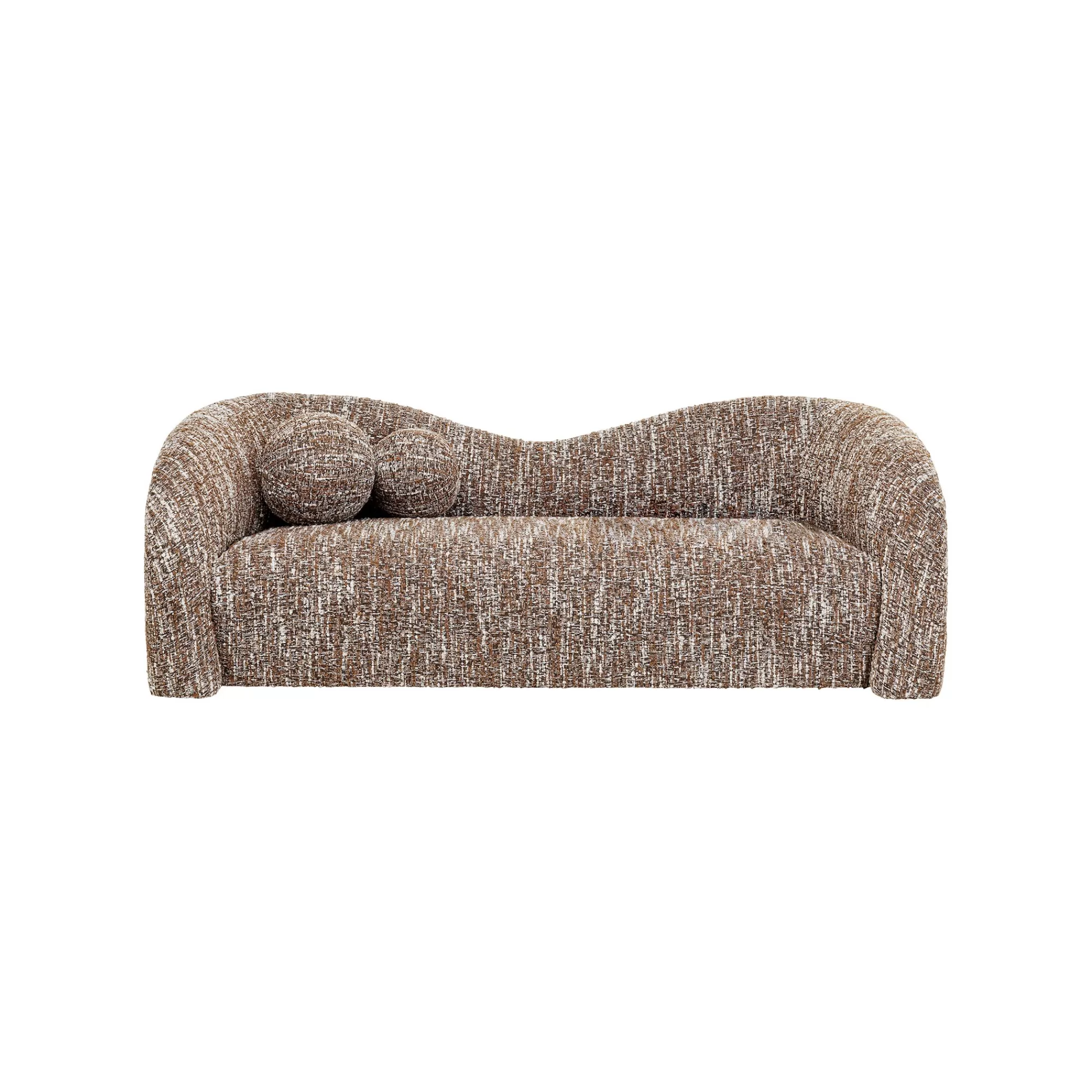 KARE Design Canapé Livia Melange 2 Places Marron ^ Canapé & Banquette