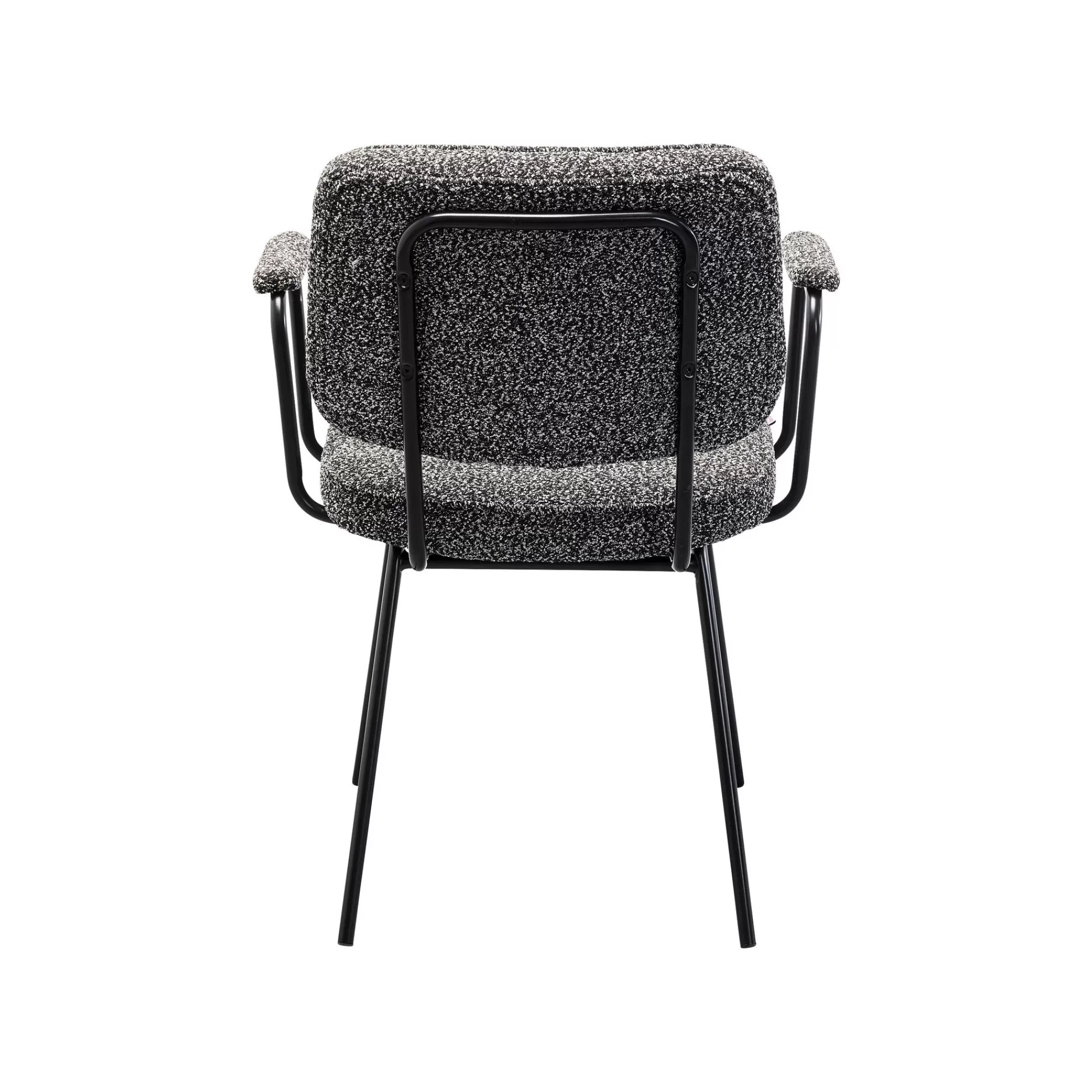 KARE Design Chaise Avec Accoudoirs Orelie Noire Et Blanche ^ Chaise