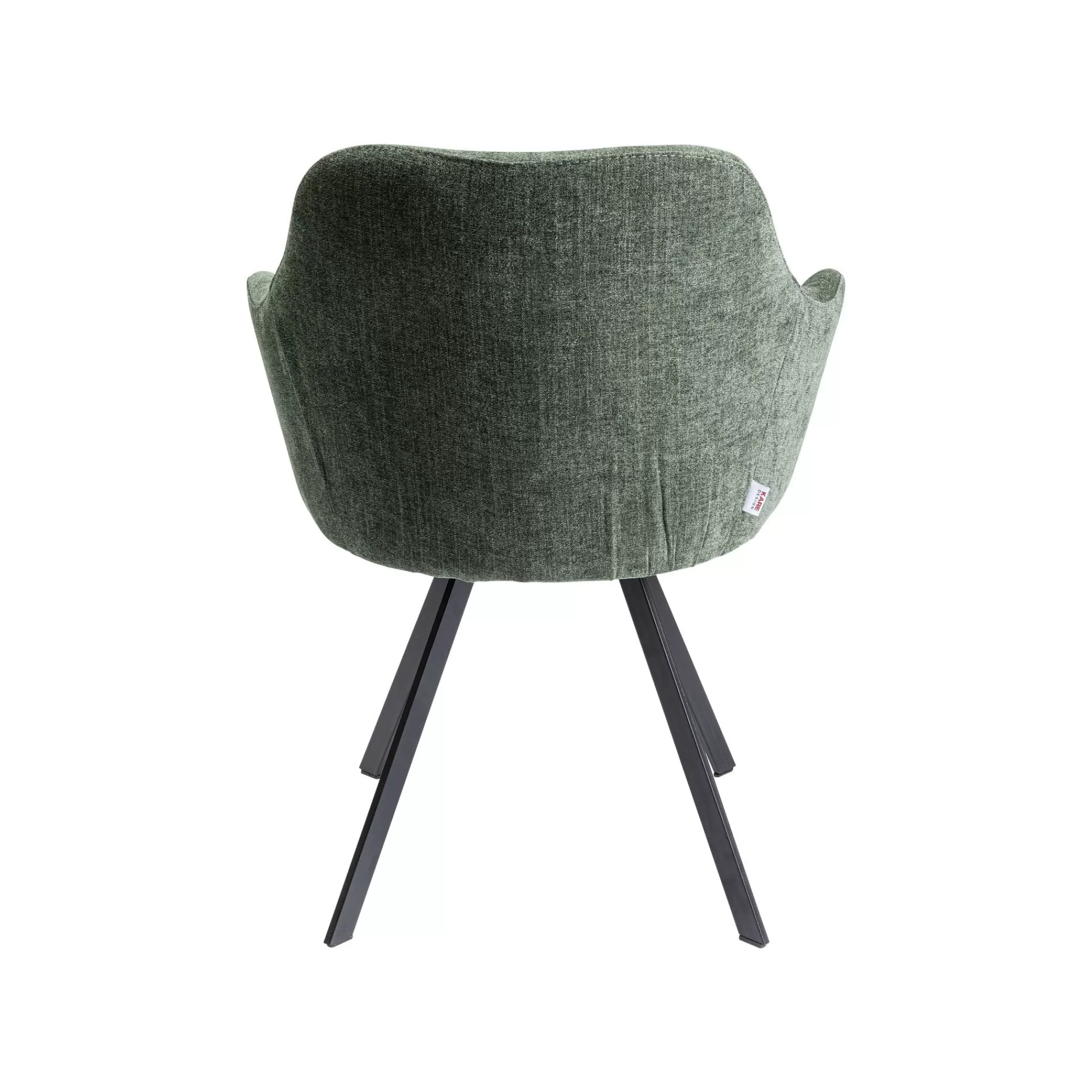 KARE Design Chaise Avec Accoudoirs Pivotante Lady Loco Coco Verte ^ Chaise