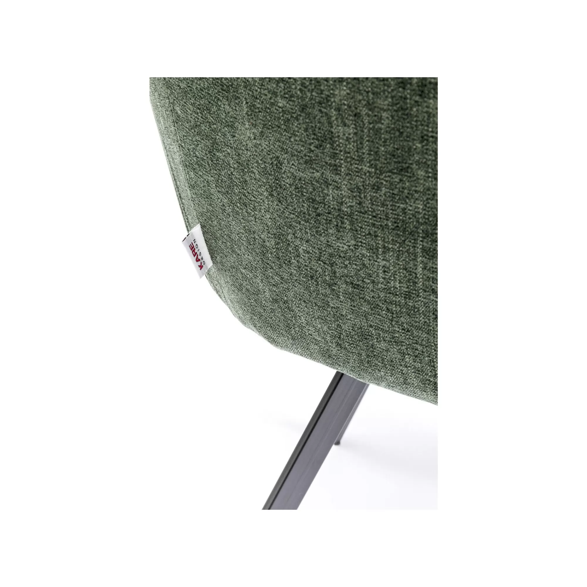 KARE Design Chaise Avec Accoudoirs Pivotante Lady Loco Coco Verte ^ Chaise