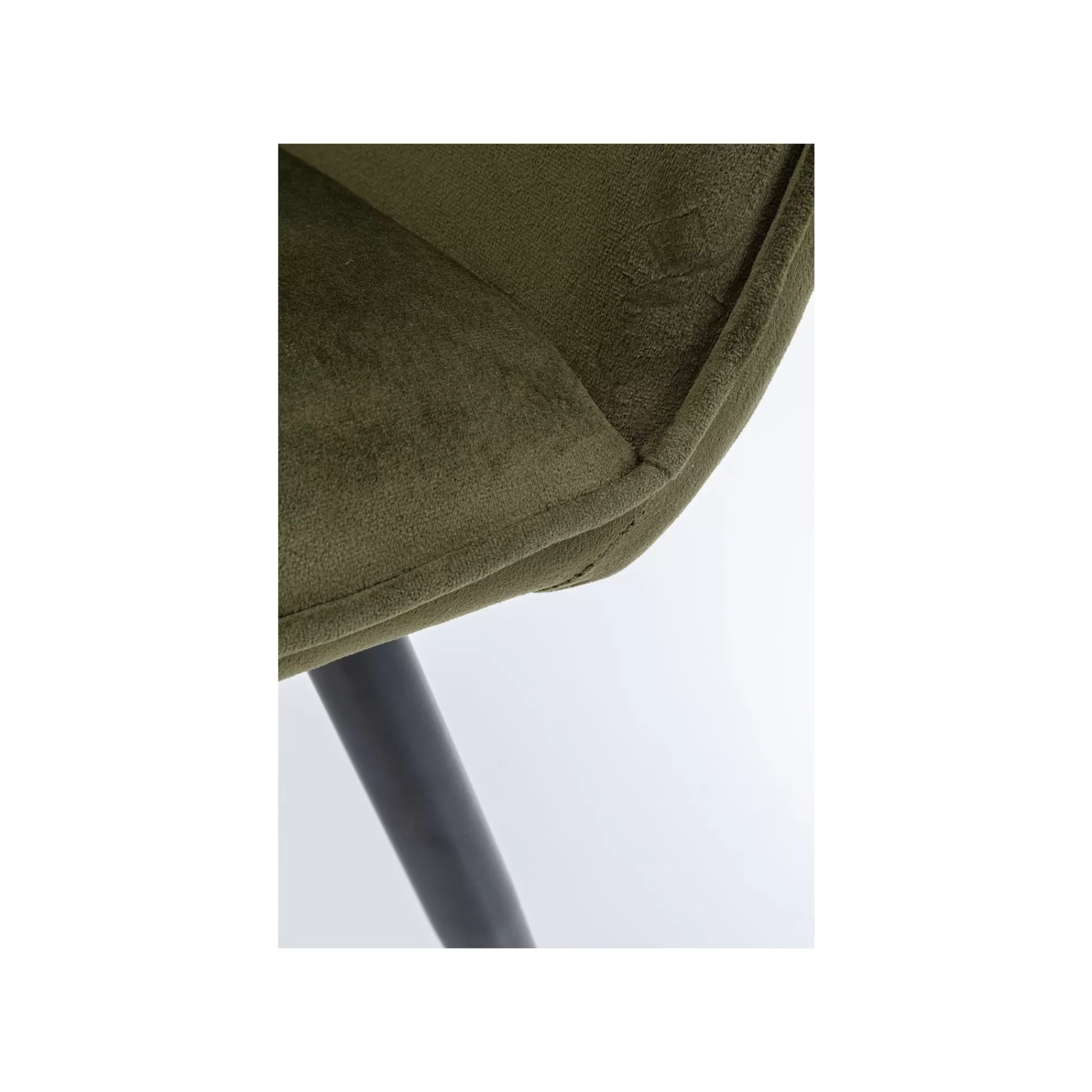 KARE Design Chaise Avec Accoudoirs San Francisco Velours Vert Foncé ^ Chaise