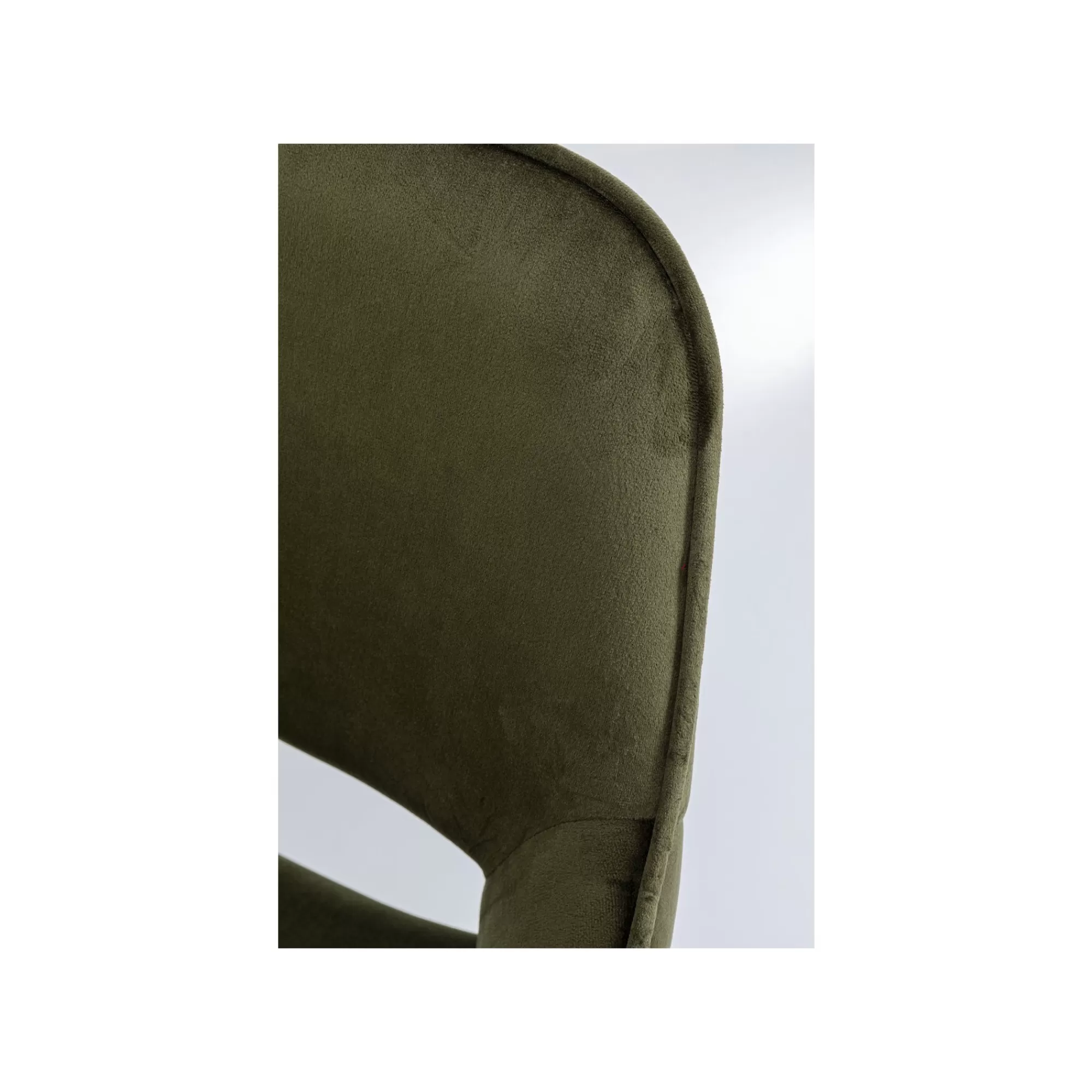 KARE Design Chaise Avec Accoudoirs San Francisco Velours Vert Foncé ^ Chaise
