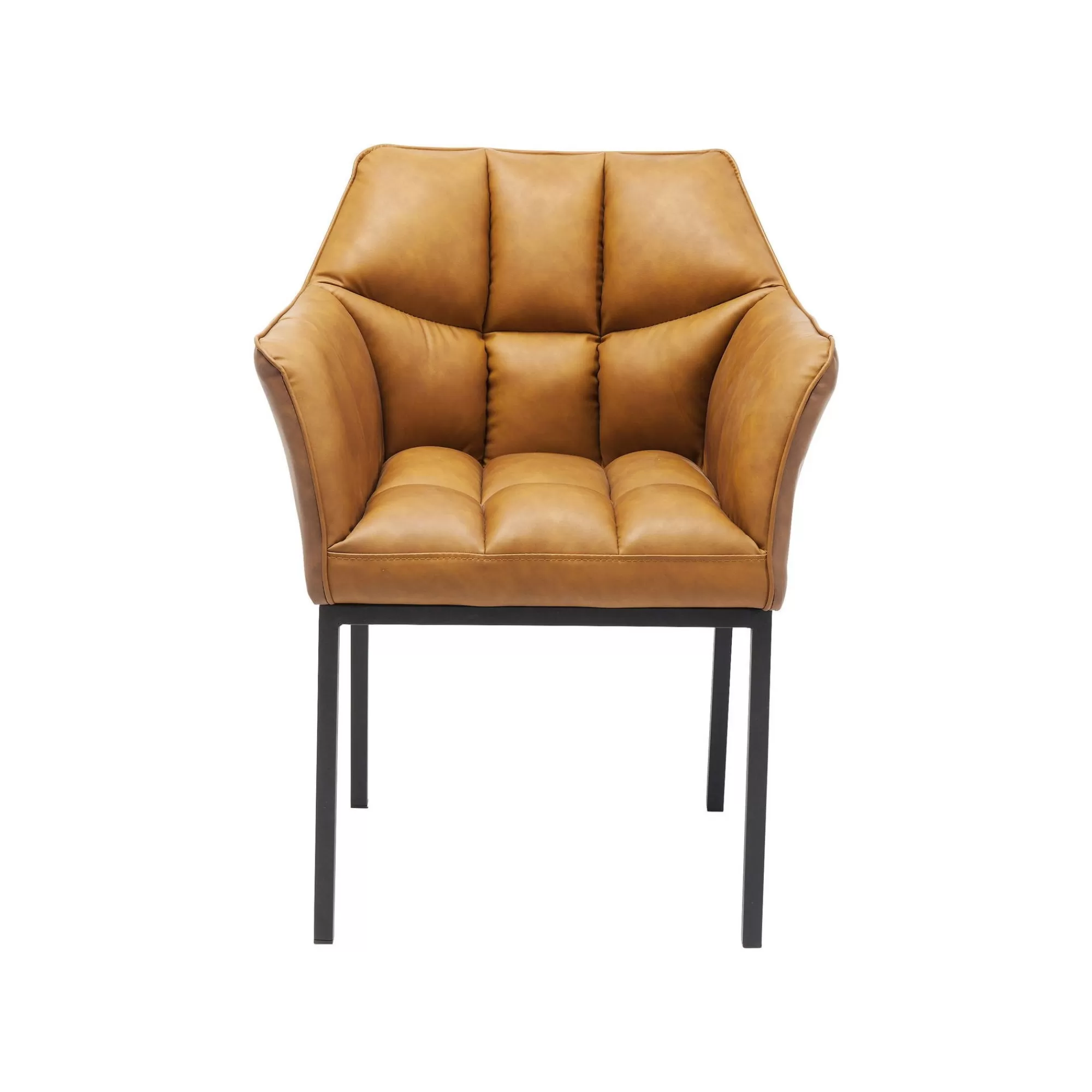 KARE Design Chaise Avec Accoudoirs Thinktank Marron ^ Chaise