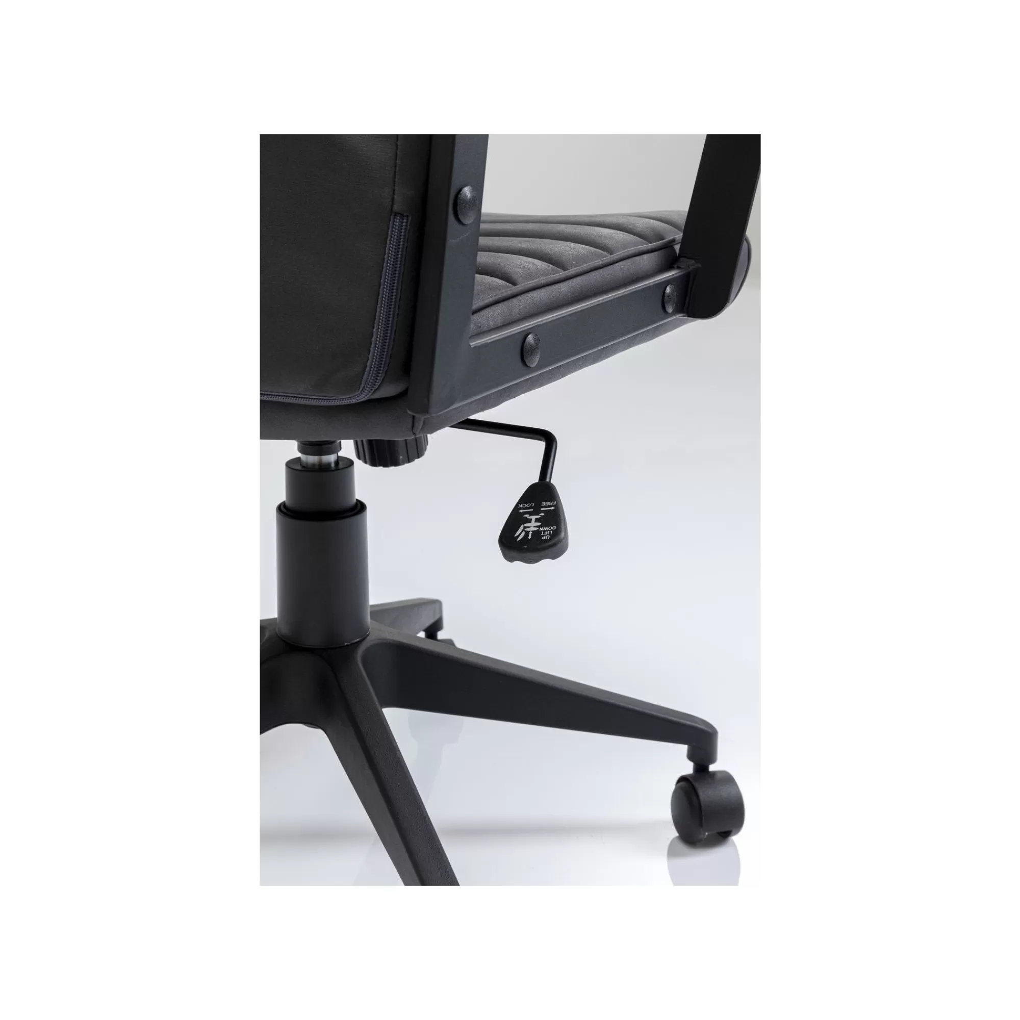 KARE Design Chaise De Bureau Pivotante Labora Haute Noire ^ Chaise De Bureau