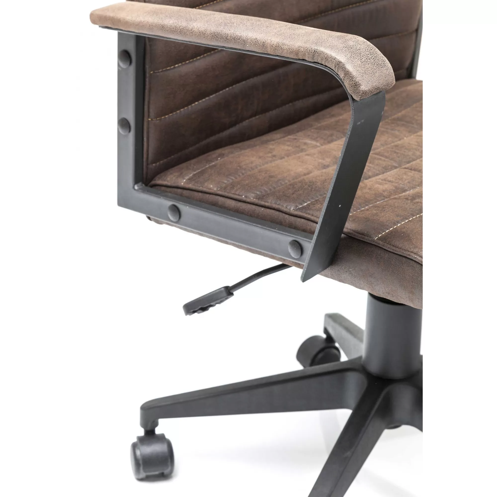 KARE Design Chaise De Bureau Pivotante Labora Marron Foncé ^ Chaise De Bureau