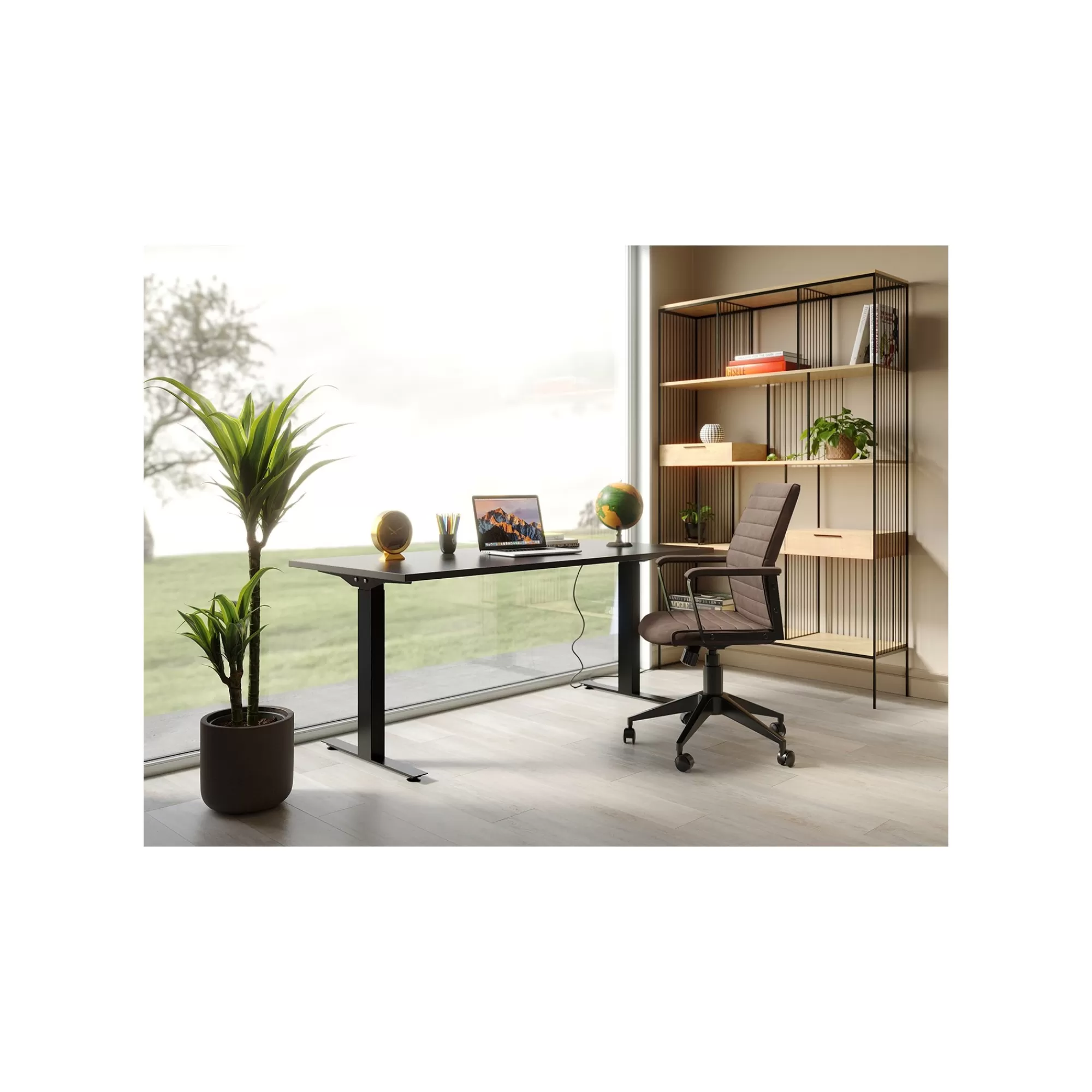 KARE Design Chaise De Bureau Pivotante Labora Marron Foncé ^ Chaise De Bureau