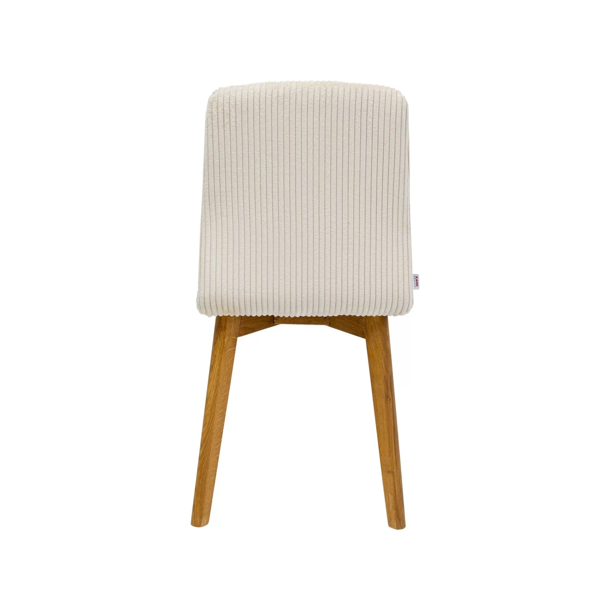 KARE Design Chaise Lara Cord Côtelée Crème ^ Chaise