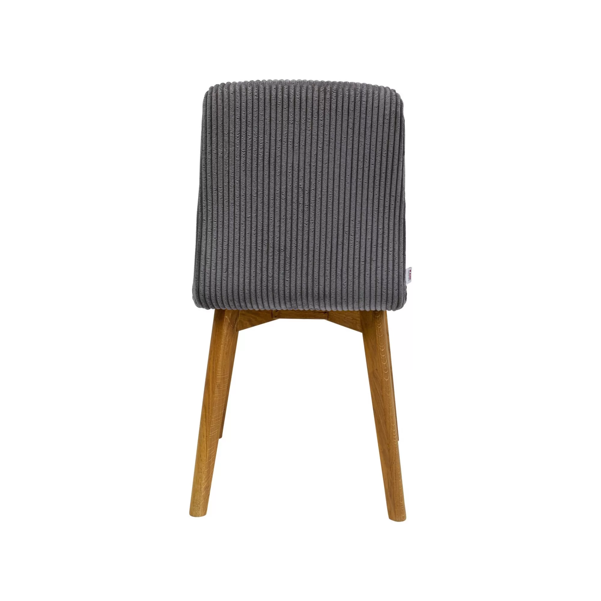 KARE Design Chaise Lara Cord Côtelée Grise ^ Chaise