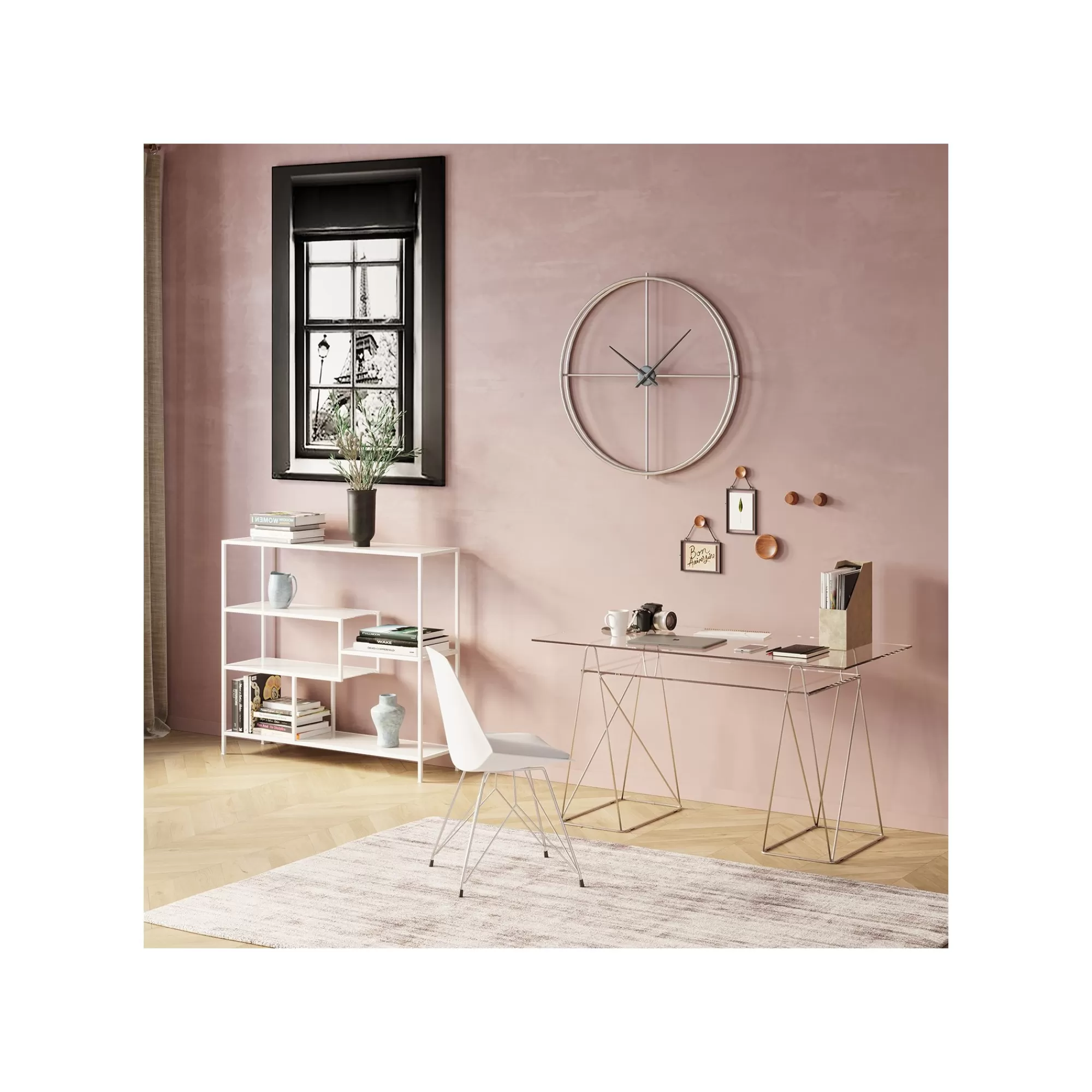 KARE Design Chaise Wire Blanche ^ Chaise