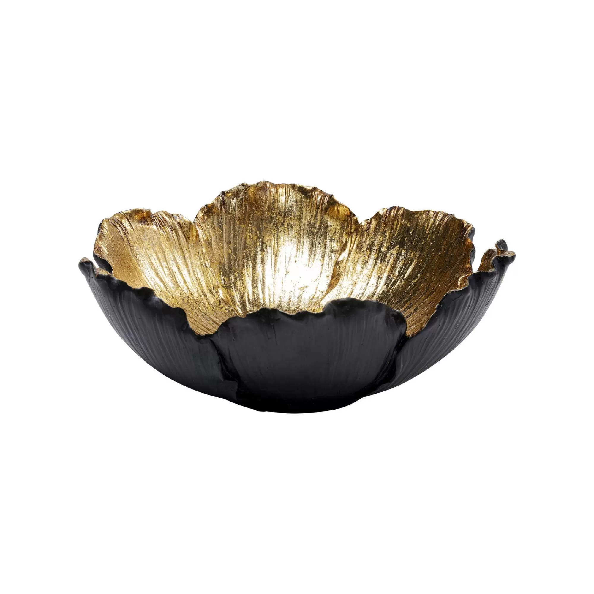 KARE Design Coupe Fleur Dorée Et Noire 25cm ^ Vaisselle