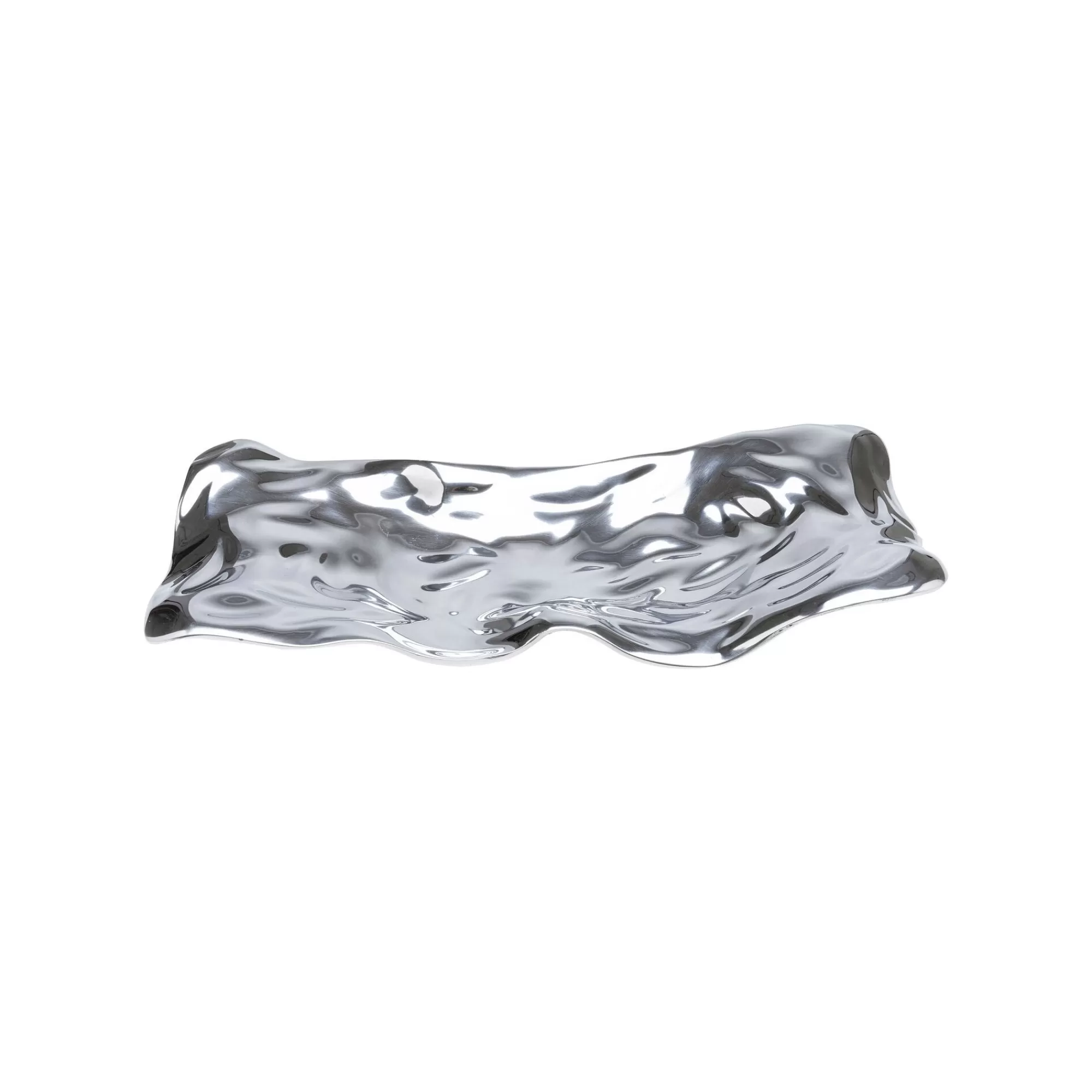 KARE Design Coupe Jade Argentée 48x22cm ^ Vaisselle