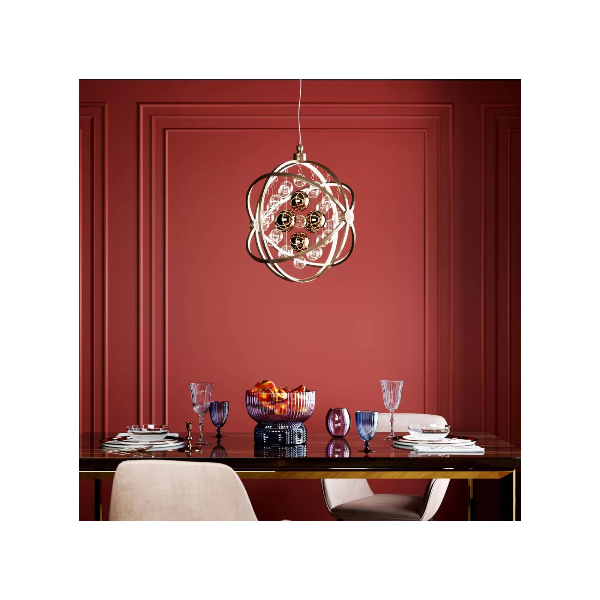 KARE Design Coupe Marvelous Duo Rose Bleu 28cm ^ Vaisselle