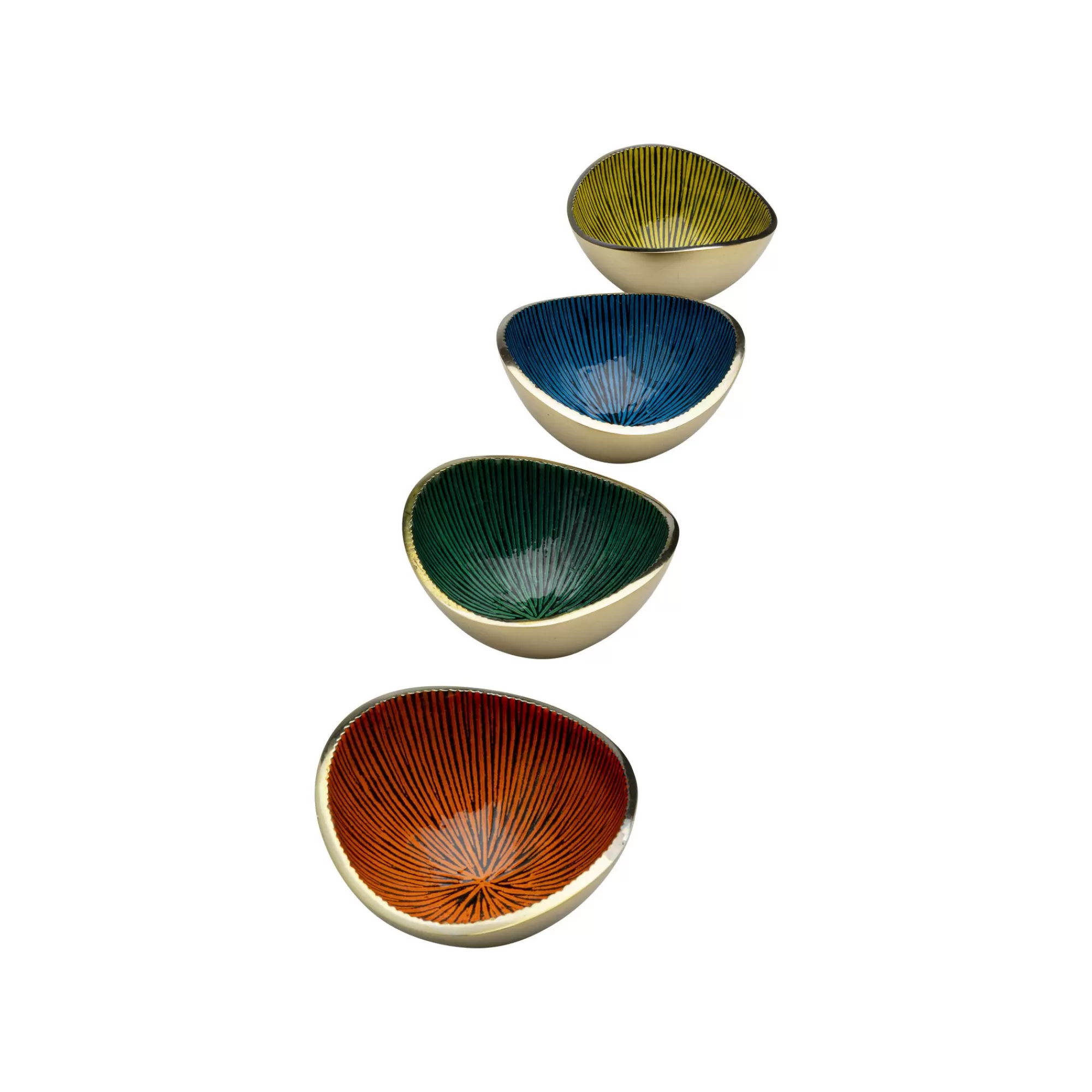 KARE Design Coupes Samba Line Set De 4 ^ Vaisselle