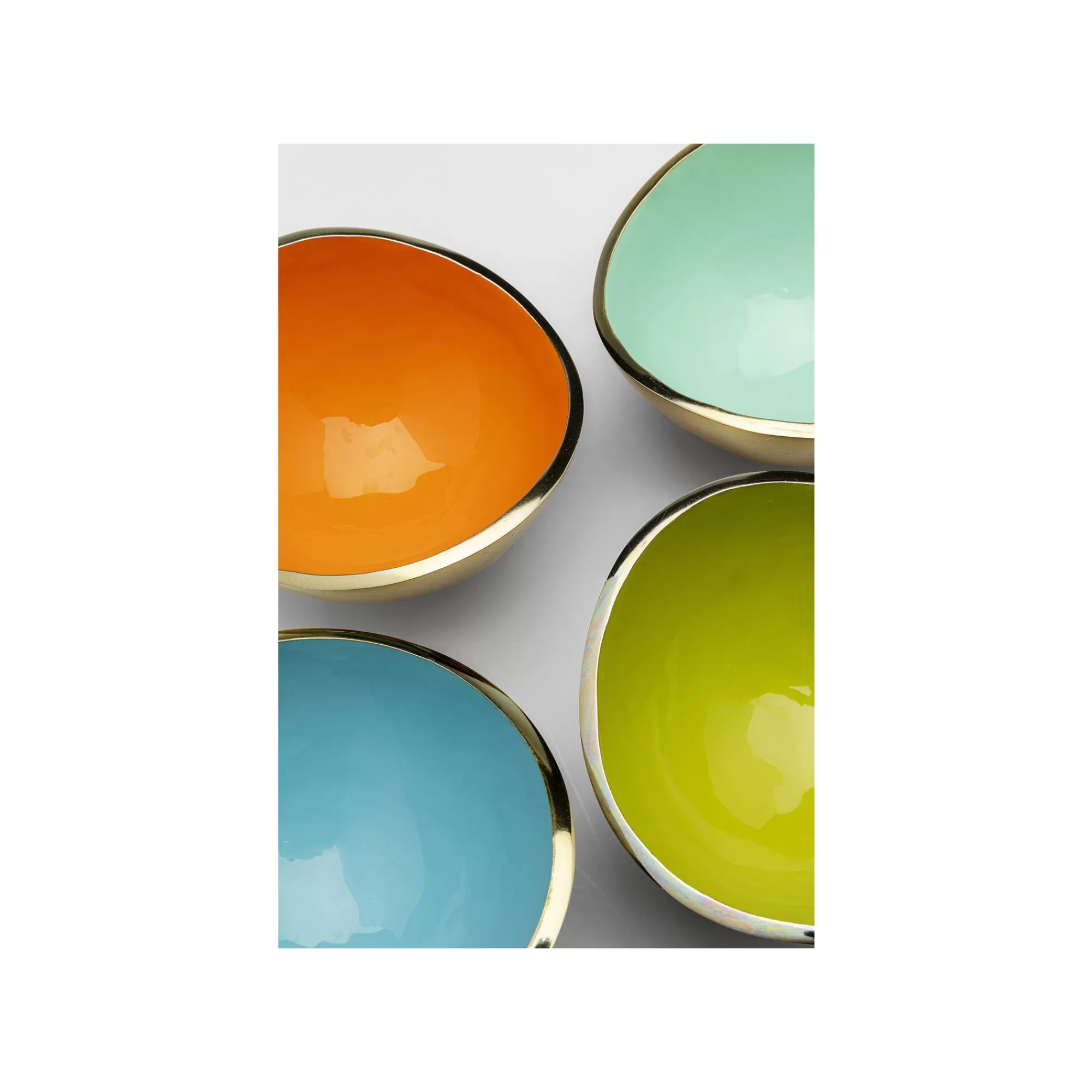 KARE Design Coupes Samba Plain Set De 4 ^ Vaisselle