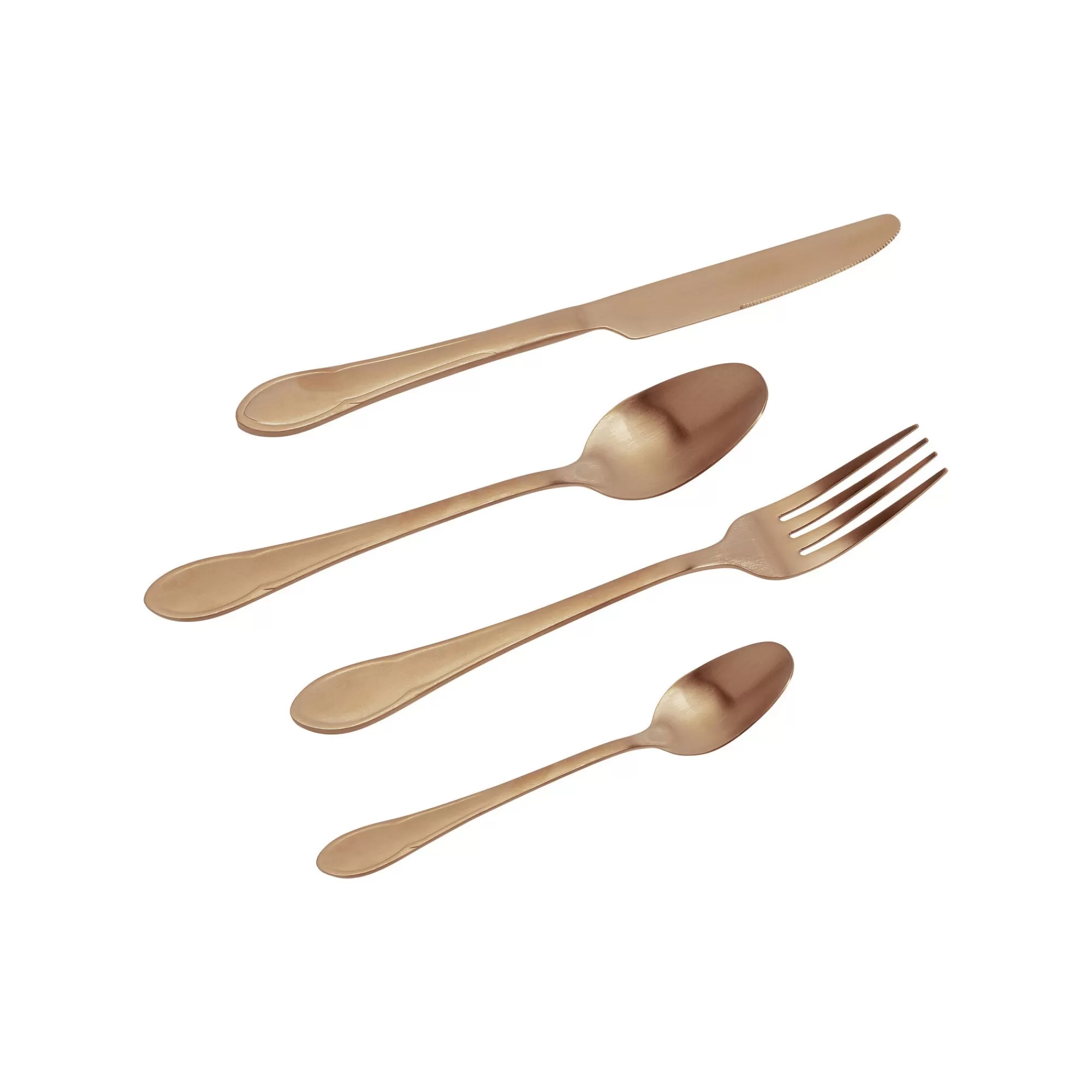 KARE Design Couverts Cucina 16 Pièces Cuivre ^ Vaisselle