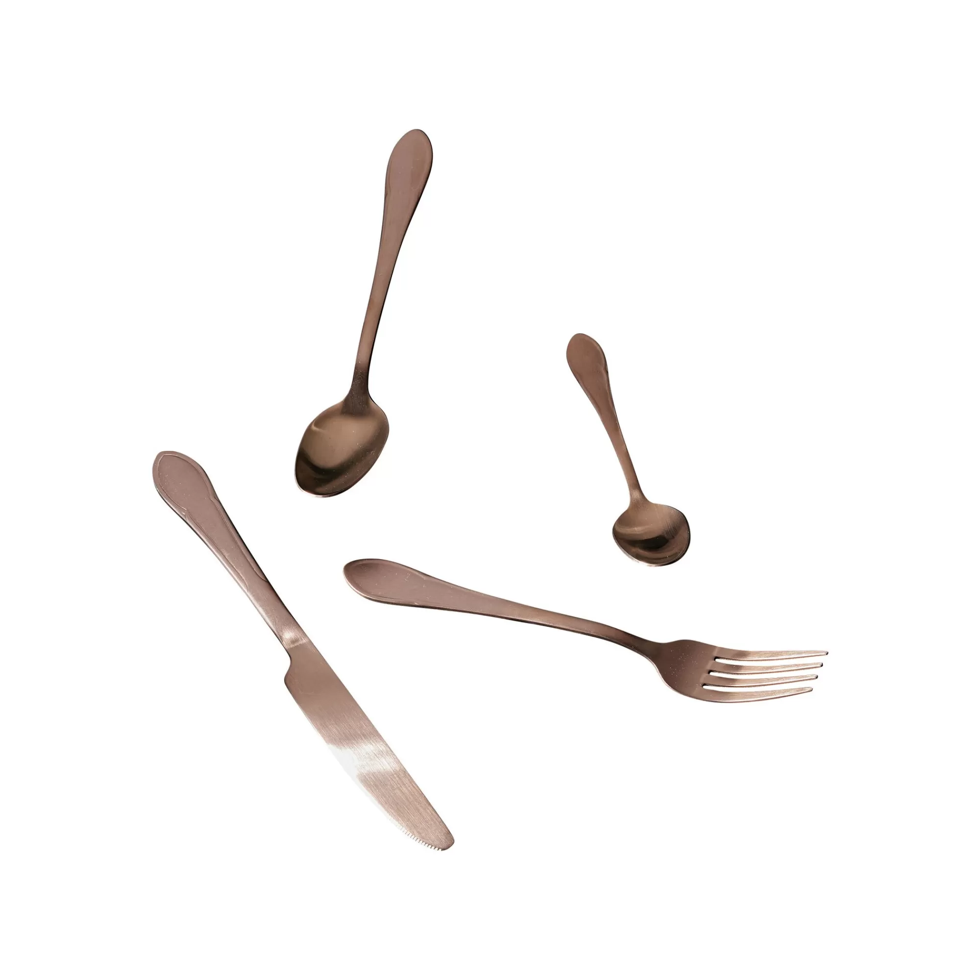 KARE Design Couverts Cucina 16 Pièces Cuivre ^ Vaisselle