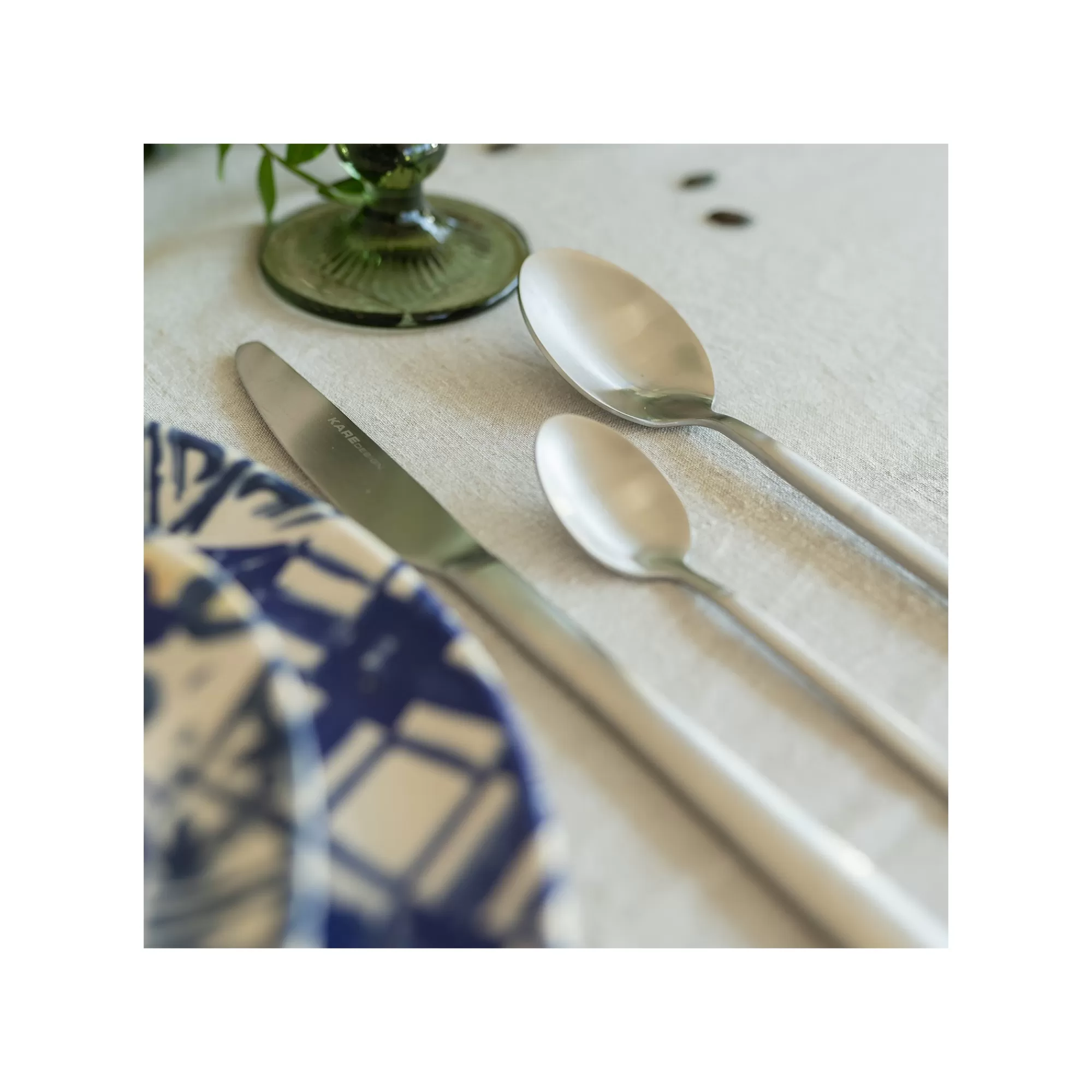 KARE Design Couverts Gloria 16 Pièces Argentés ^ Vaisselle