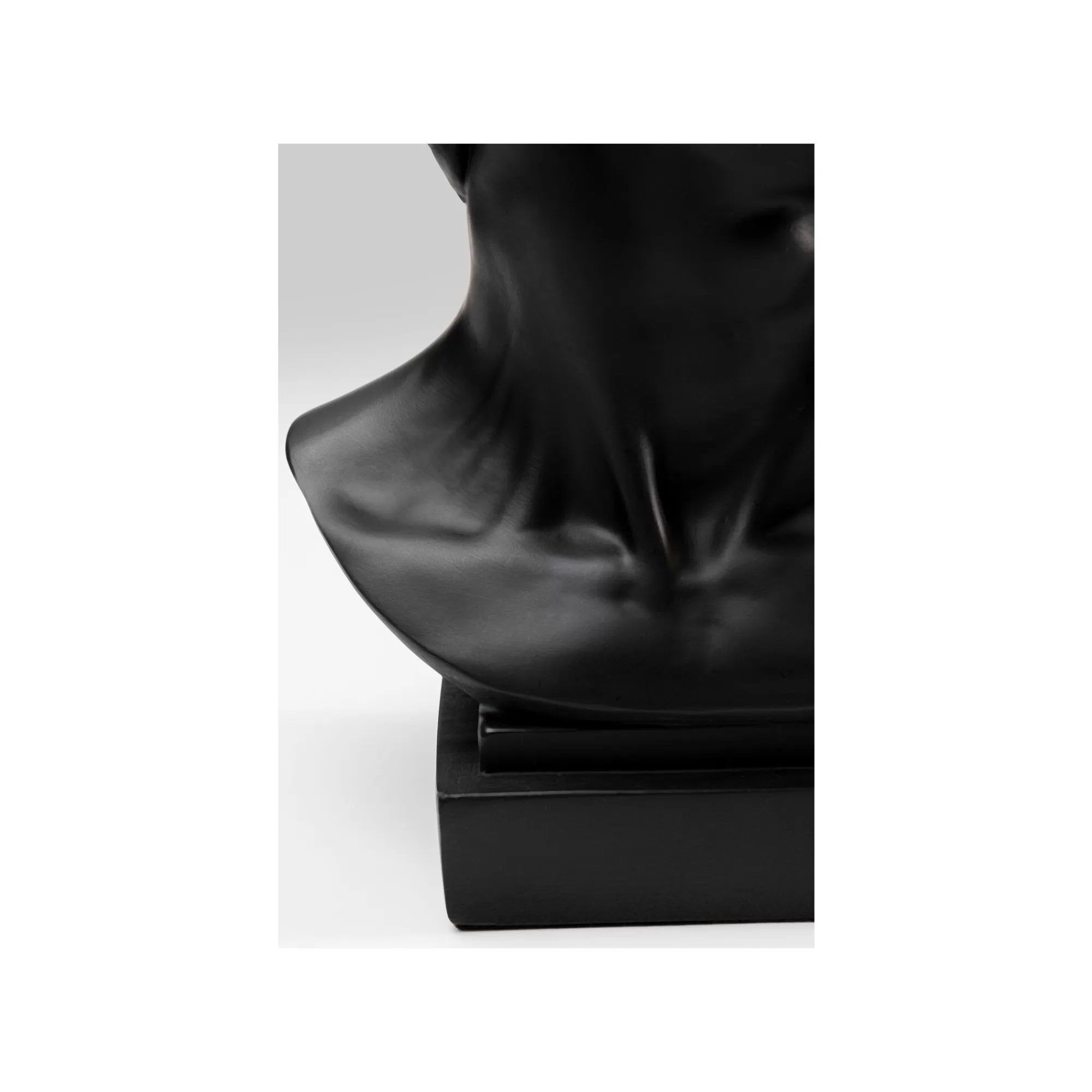 KARE Design Déco Buste Homme Noir Profil Masque Doré ^ Déco