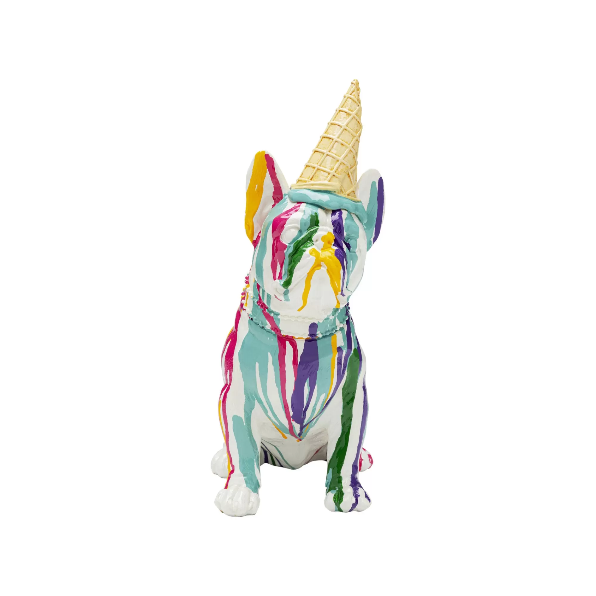 KARE Design Déco Chien Glace Blanc ^ Déco