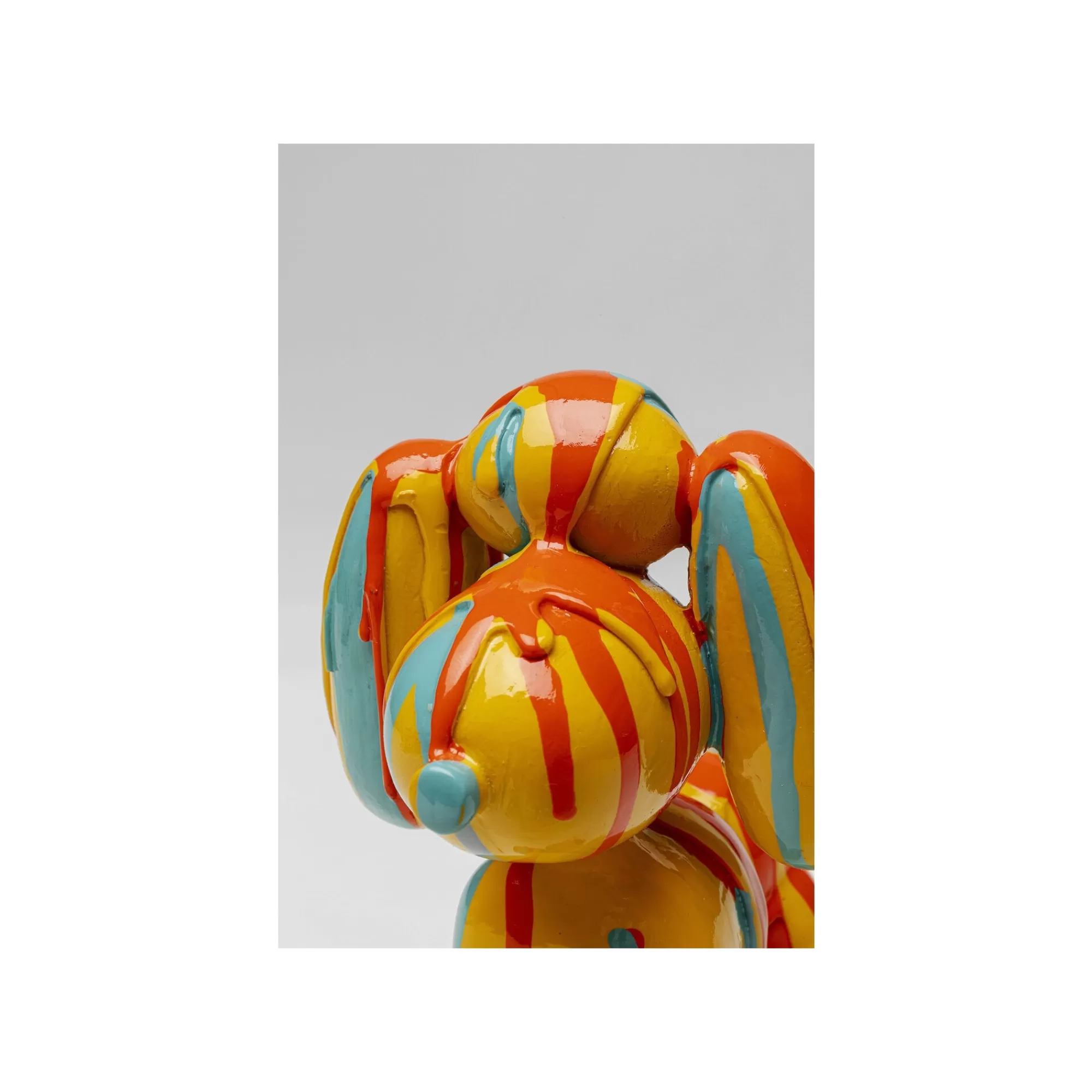 KARE Design Déco Chien Jaune Coulées De Peinture ^ Déco