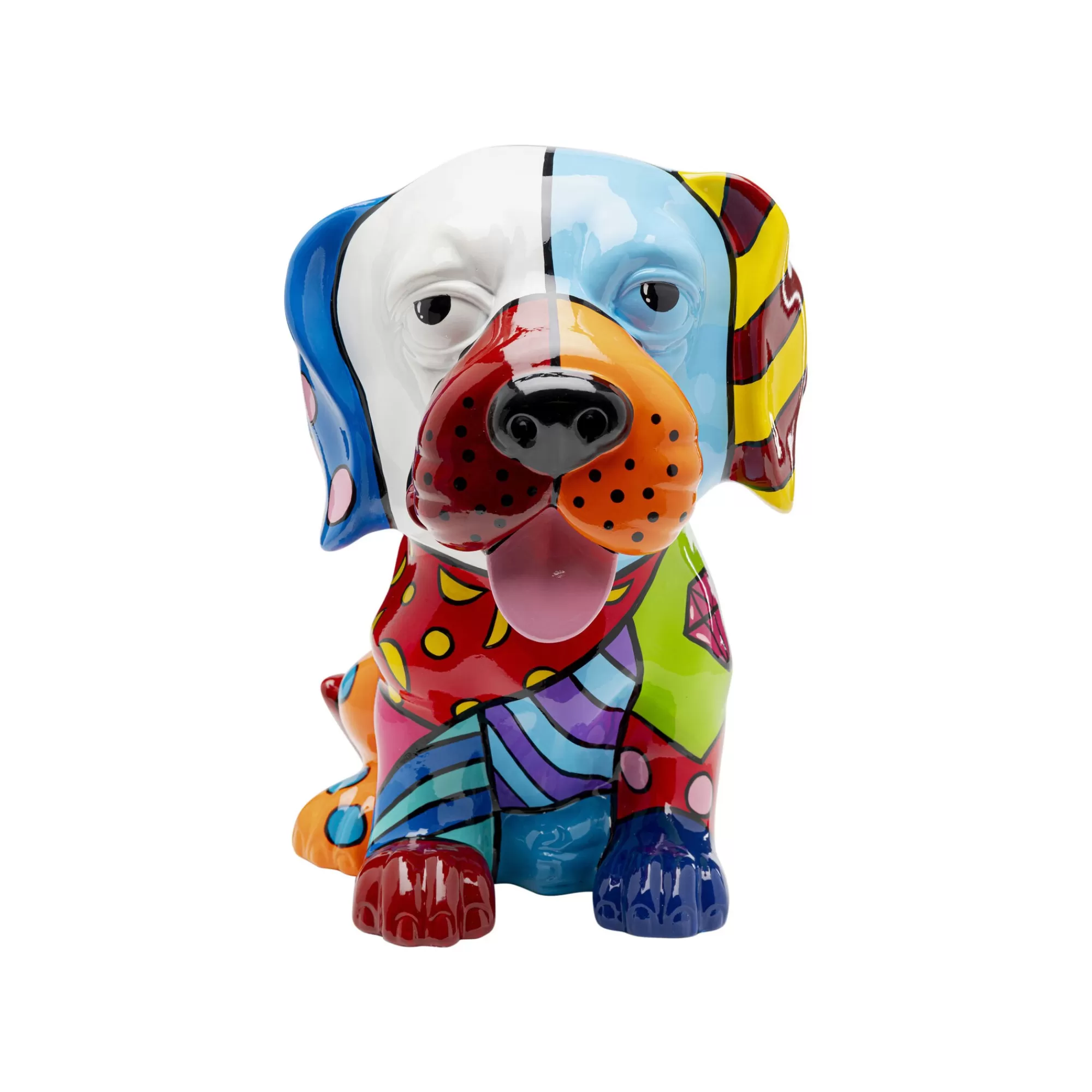 KARE Design Déco Chien Patchwork ^ Déco