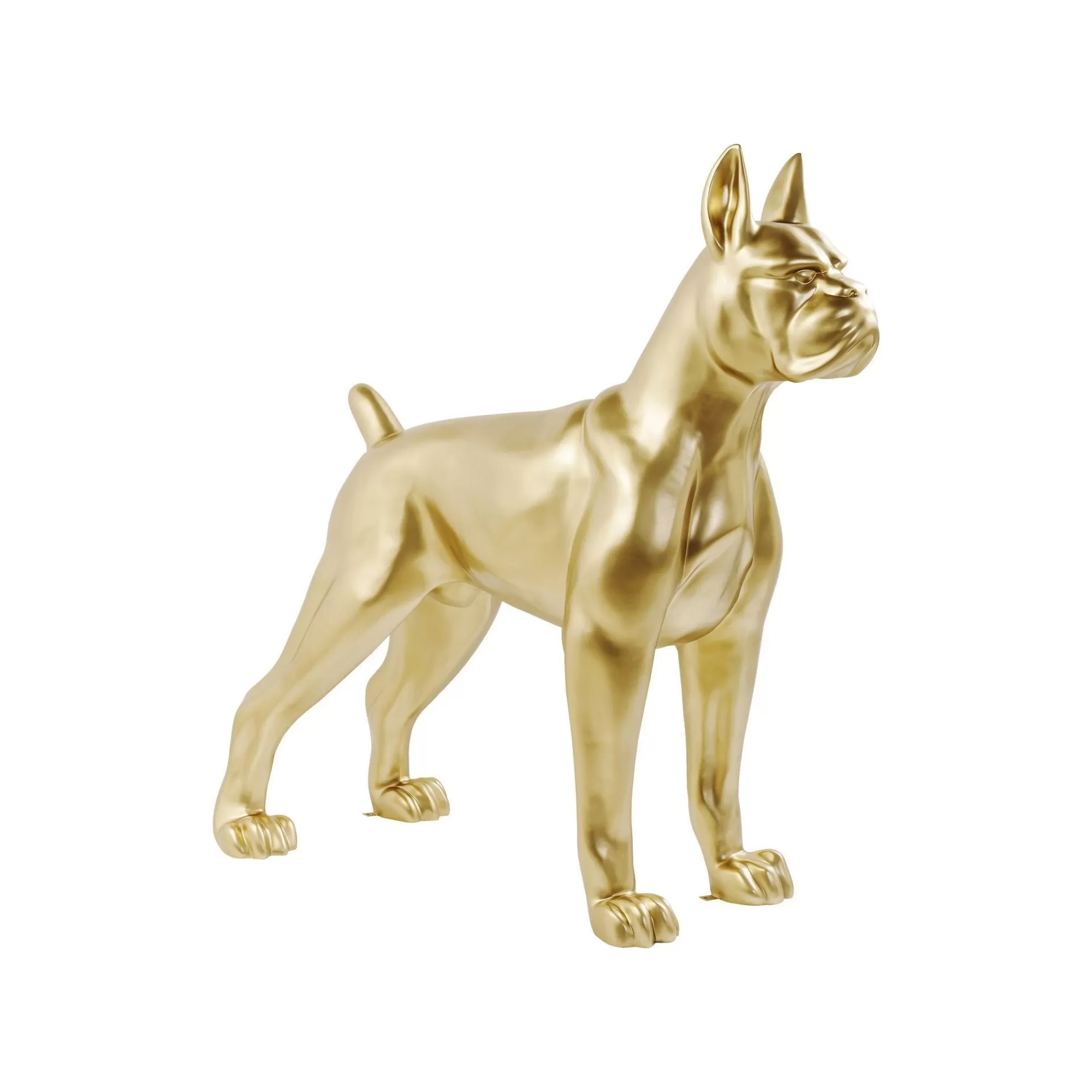 KARE Design Déco Chien Toto XXL Doré ^ Déco