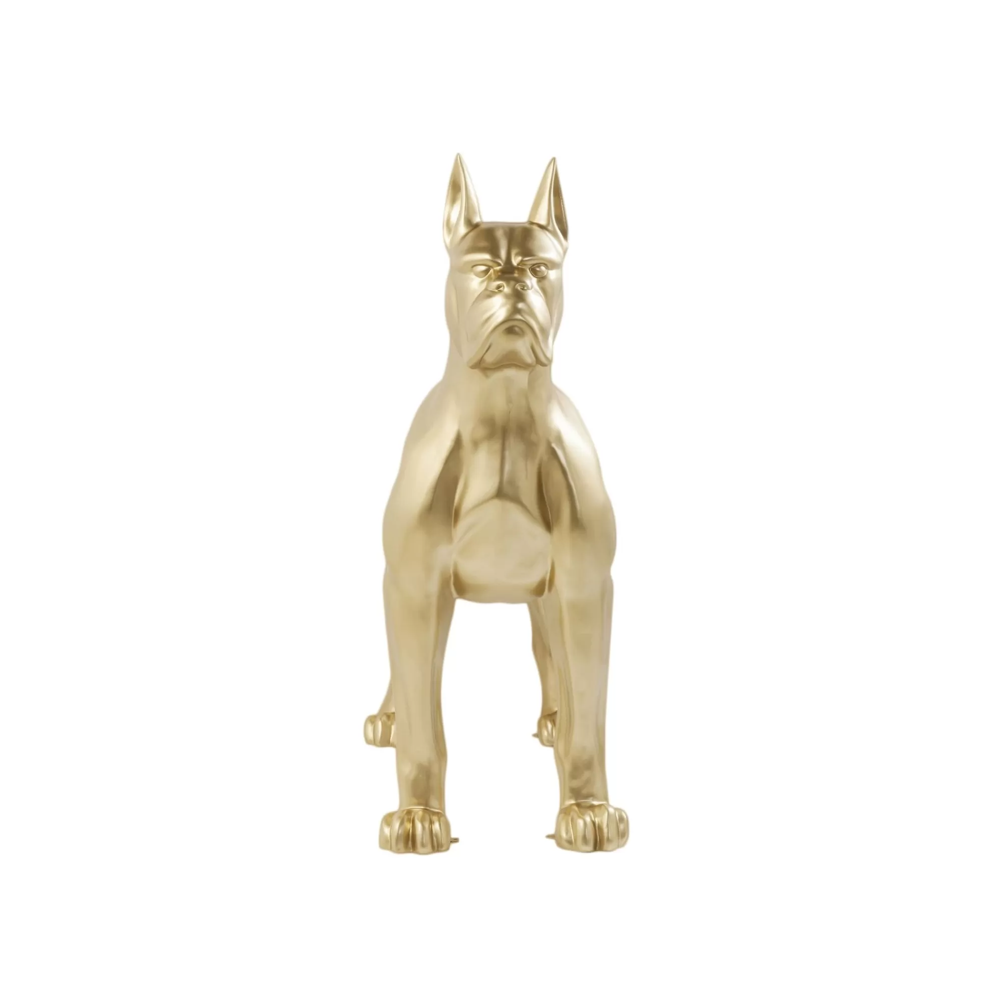 KARE Design Déco Chien Toto XXL Doré ^ Déco