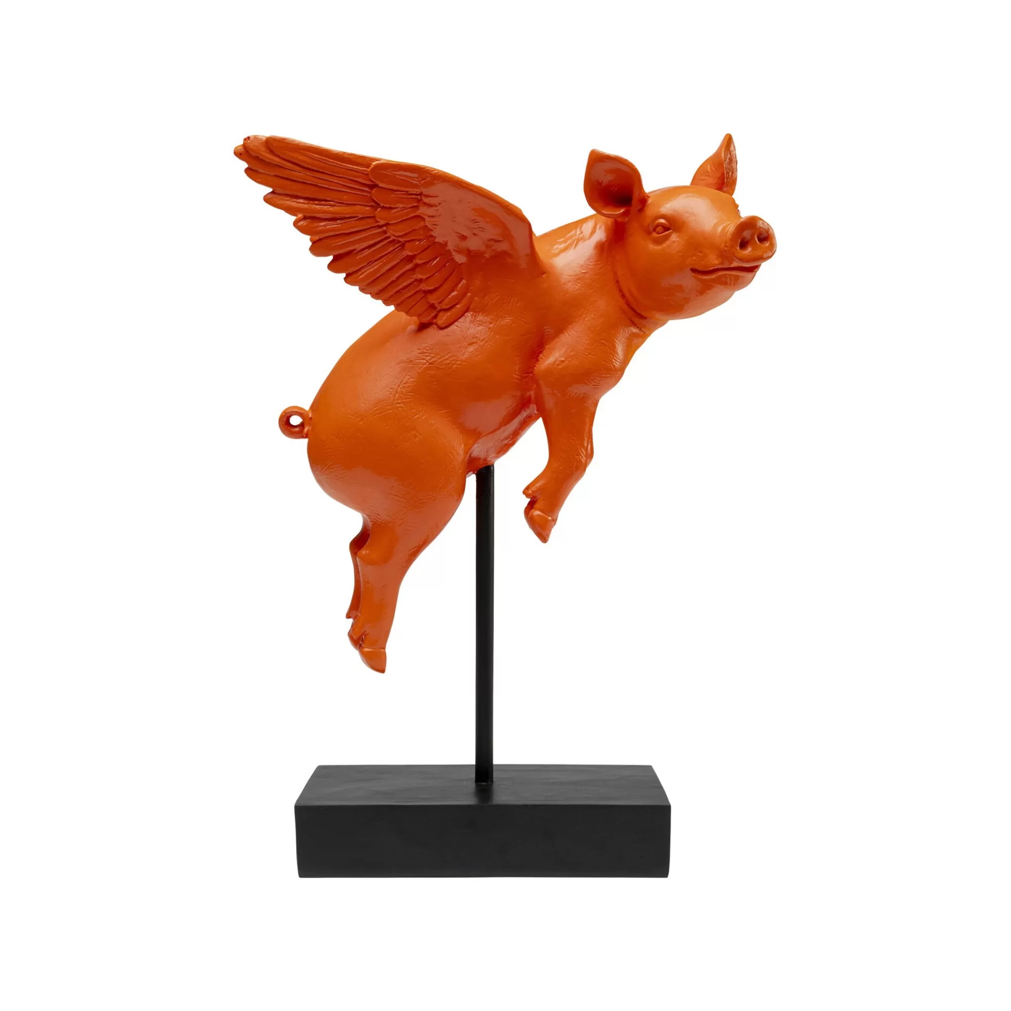 KARE Design Déco Cochon Volant Orange ^ Déco
