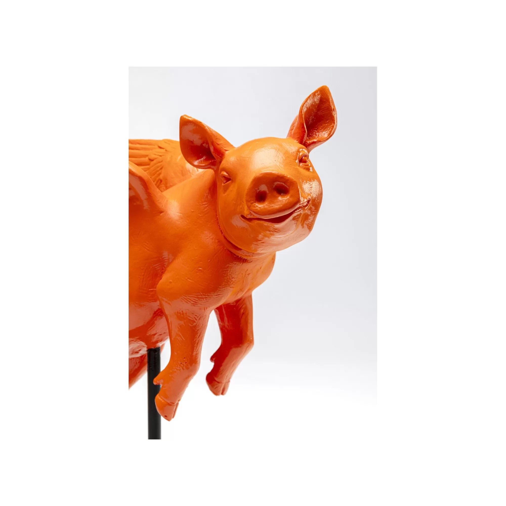 KARE Design Déco Cochon Volant Orange ^ Déco