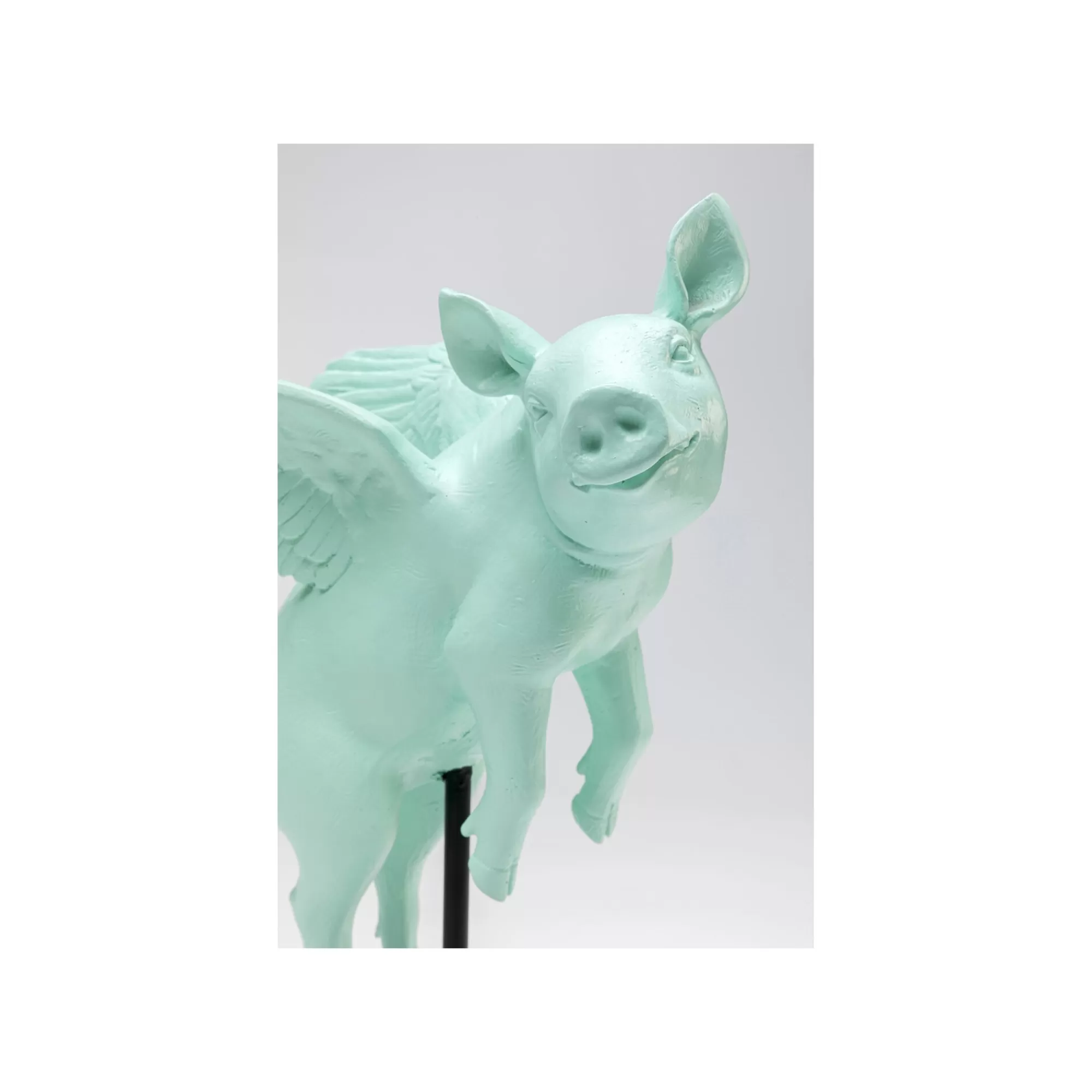 KARE Design Déco Cochon Volant Vert ^ Déco