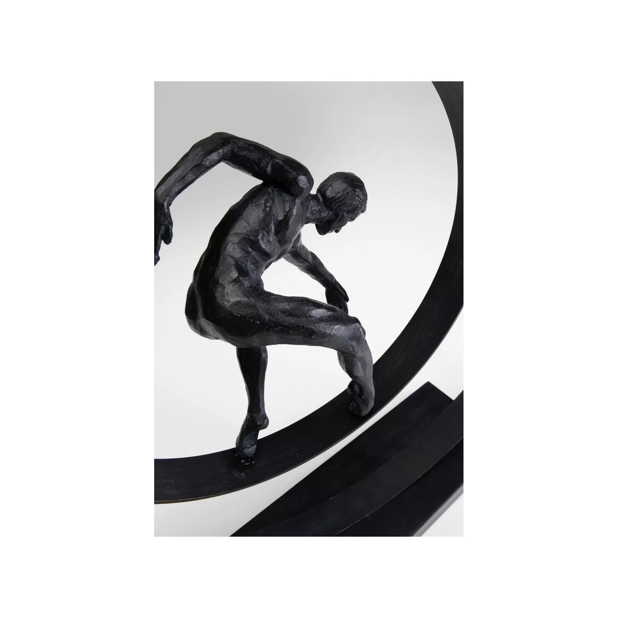 KARE Design Déco Danseur Anneaux Noir 45cm ^ Déco