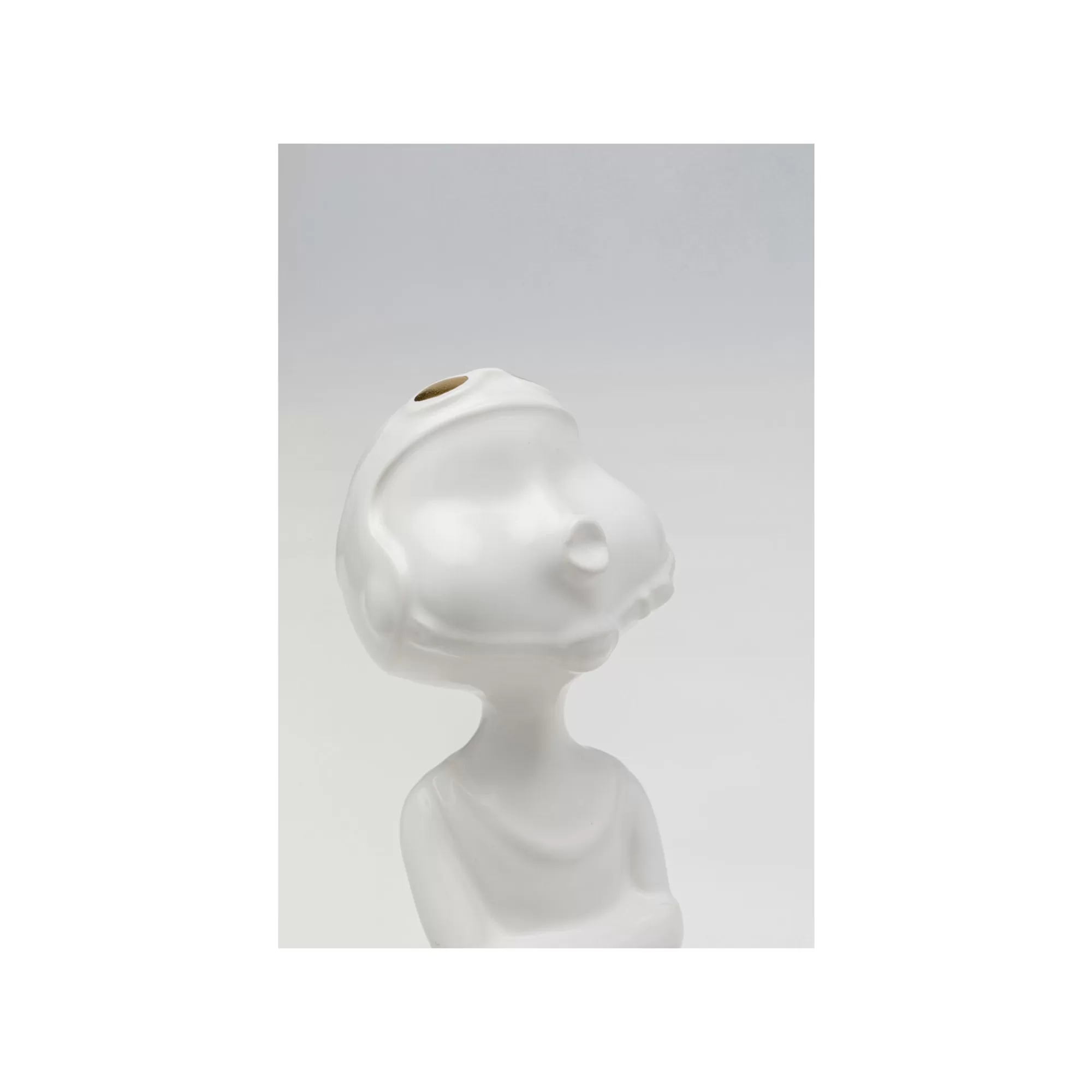 KARE Design Déco Fille Blanche Balle Dorée ^ Déco