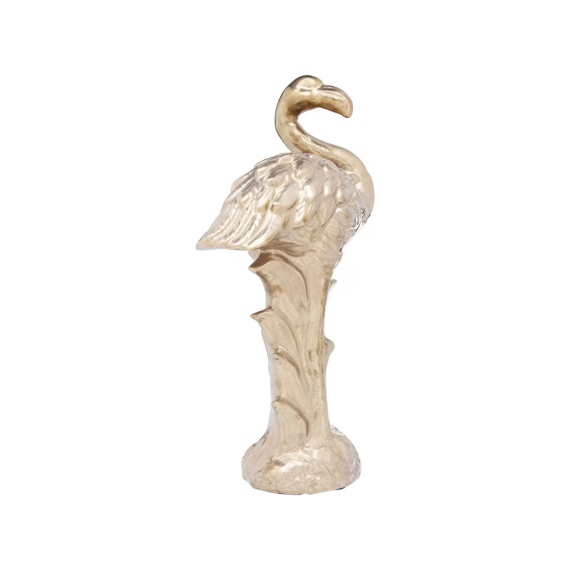 KARE Design Déco Flamant Rose Doré 51cm ^ Déco