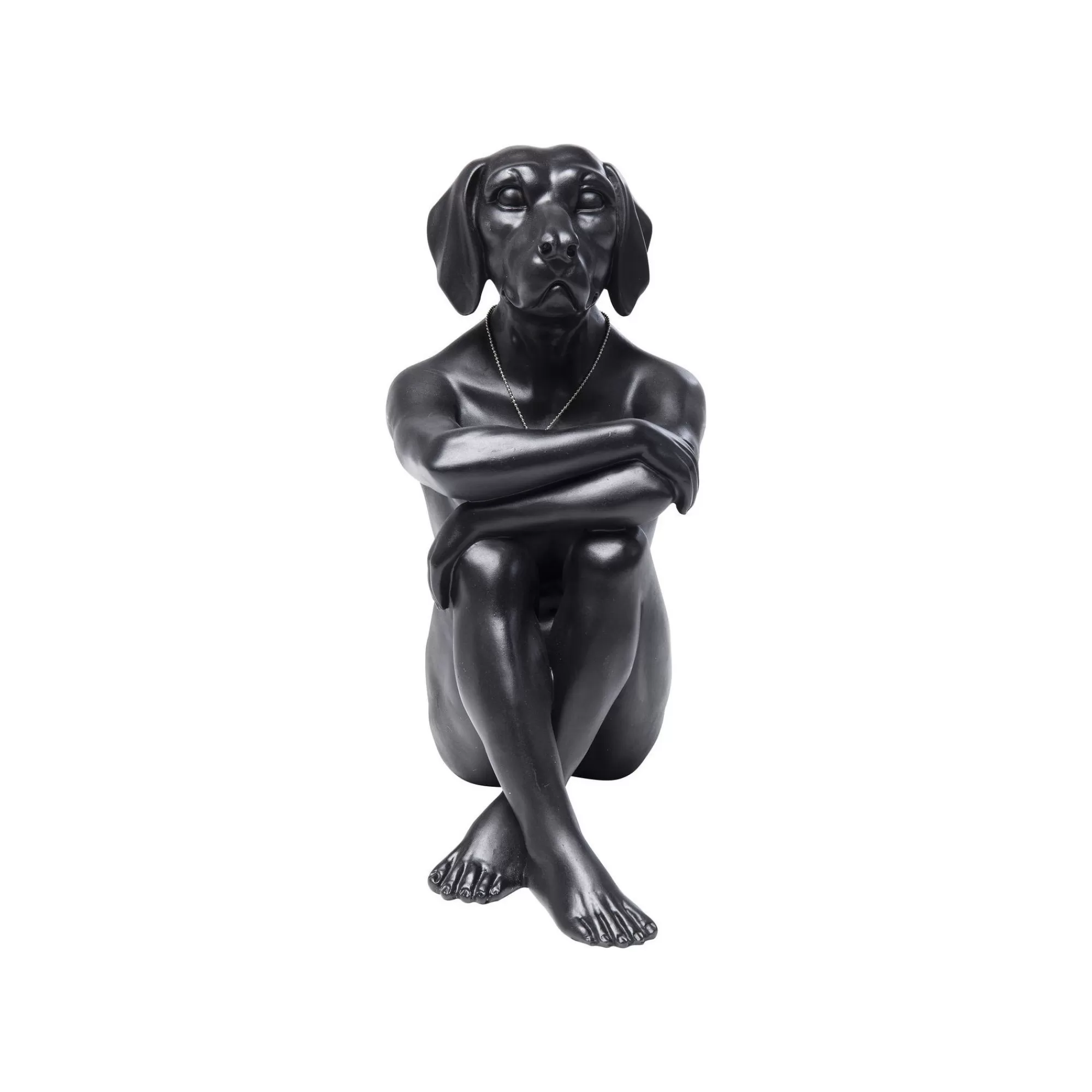 KARE Design Déco Gangster Chien Noir ^ Déco